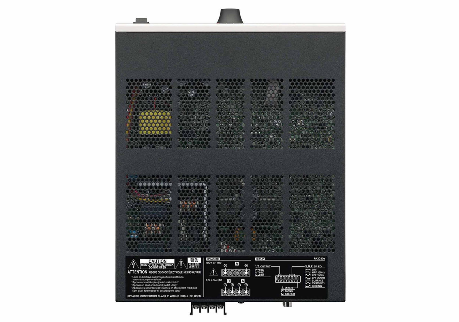 Yamaha PA2030A Lo-Z / Hi-Z Switchable Class-D Power Amplifier with Euroblock by Yamaha