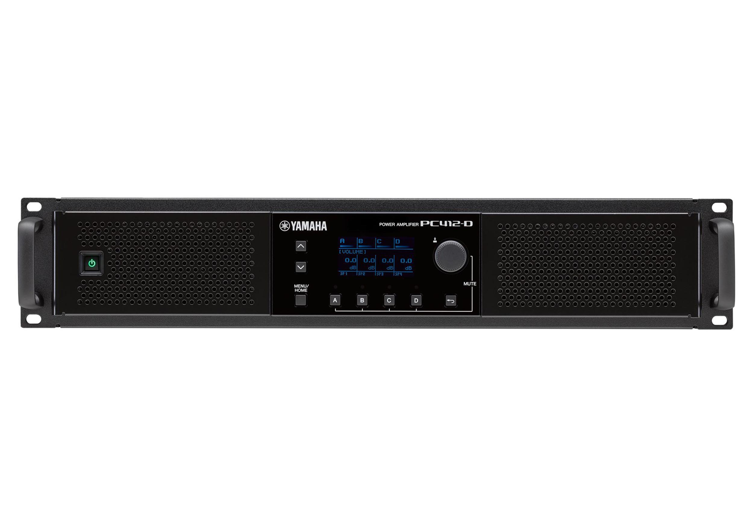 Yamaha PC412-D Class-D Power Amplifier with Dante I/O by Yamaha