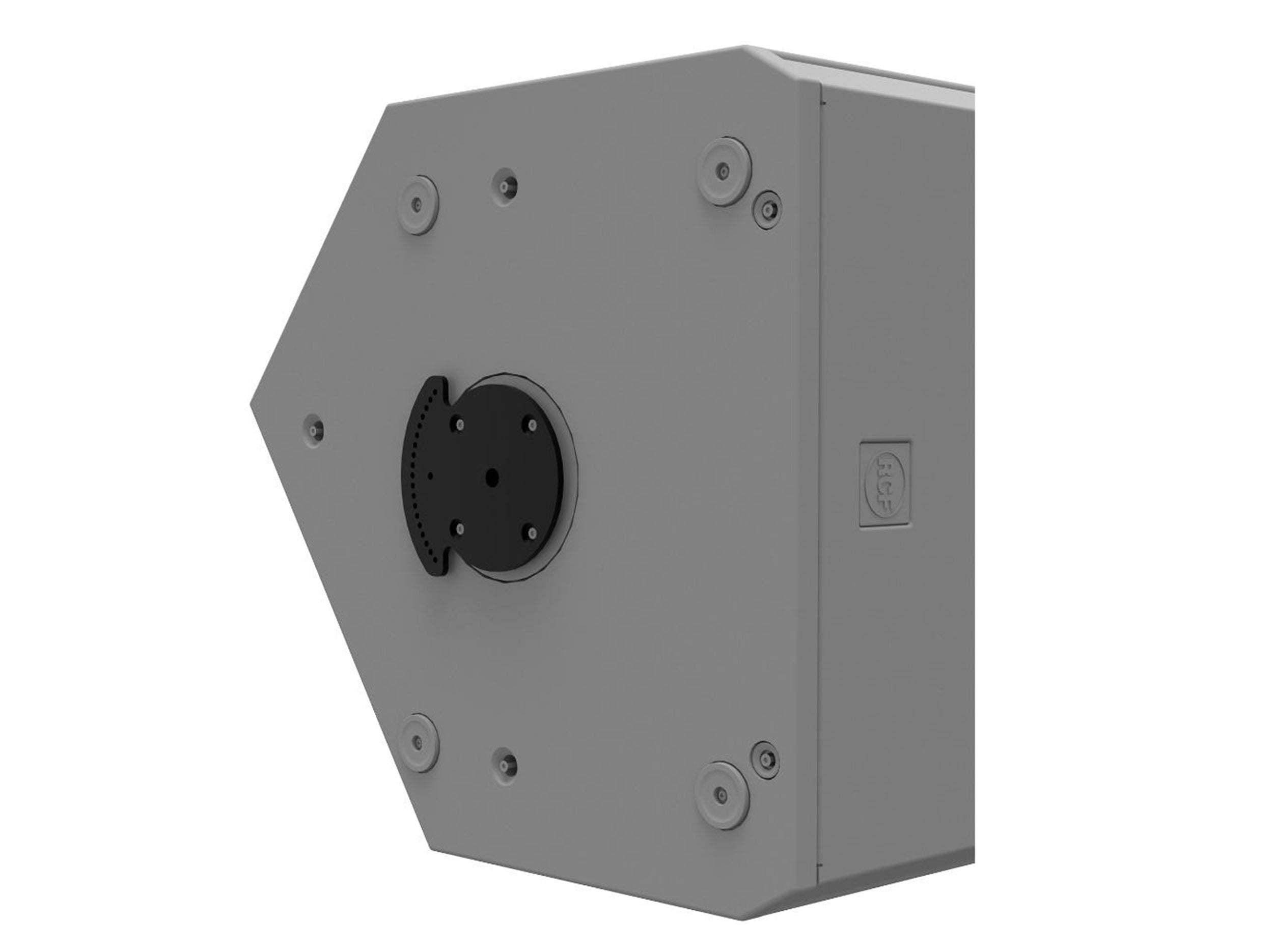 RCF PLT60702 Adapter Plate Adjustable Steel Mount for NX COMPACT and KX Series - Black by RCF