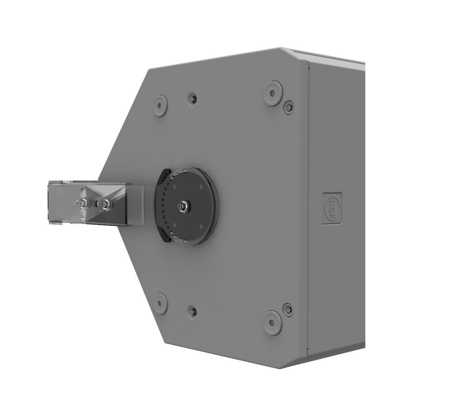 RCF PLT60702 Adapter Plate Adjustable Steel Mount for NX COMPACT and KX Series - Black by RCF