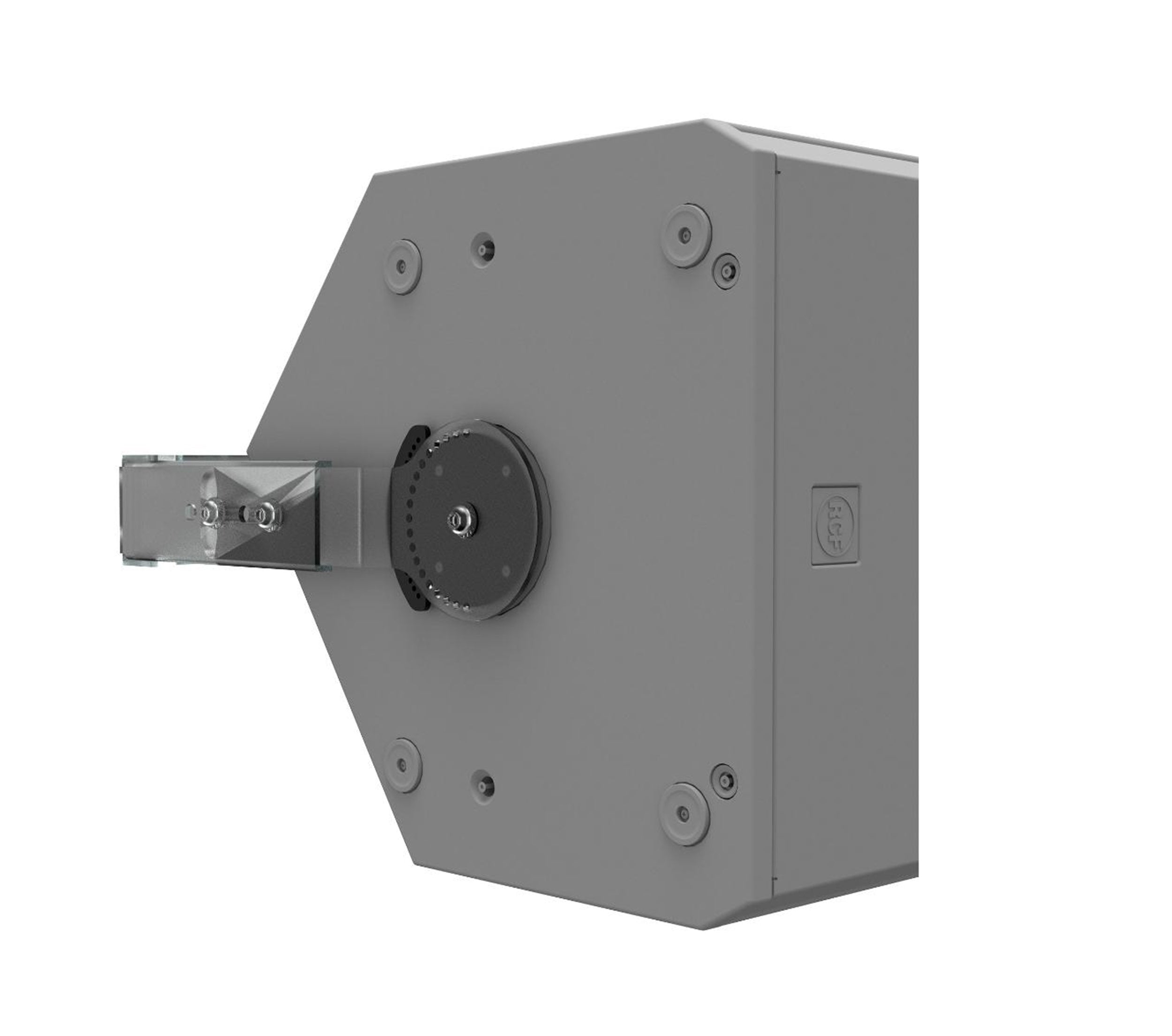 RCF PLT60702 Adapter Plate Adjustable Steel Mount for NX COMPACT and KX Series - Black by RCF