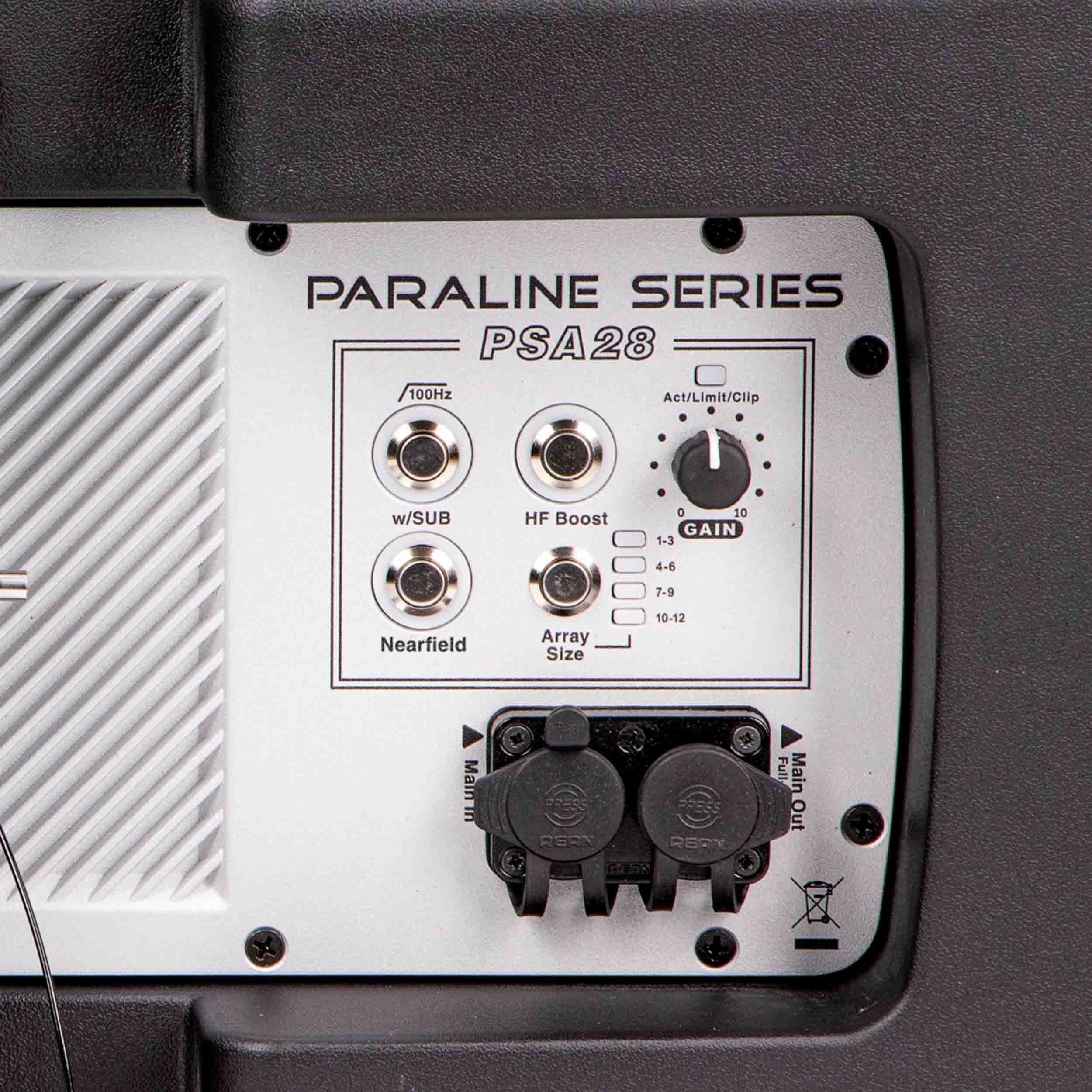 Yorkville Sound PSA28 Paraline 2x8" Powered Loudspeaker- 1400W Peak by Yorkville