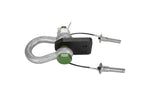 RCF FBP-TTL55 Spare Pickup Point with Quick Lock Pins for HDL 50-A 4K - Black by RCF