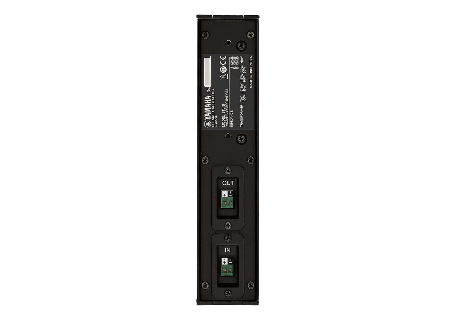 Yamaha ST-L1B 70V High Impedance Speaker Transformer - Black by Yamaha
