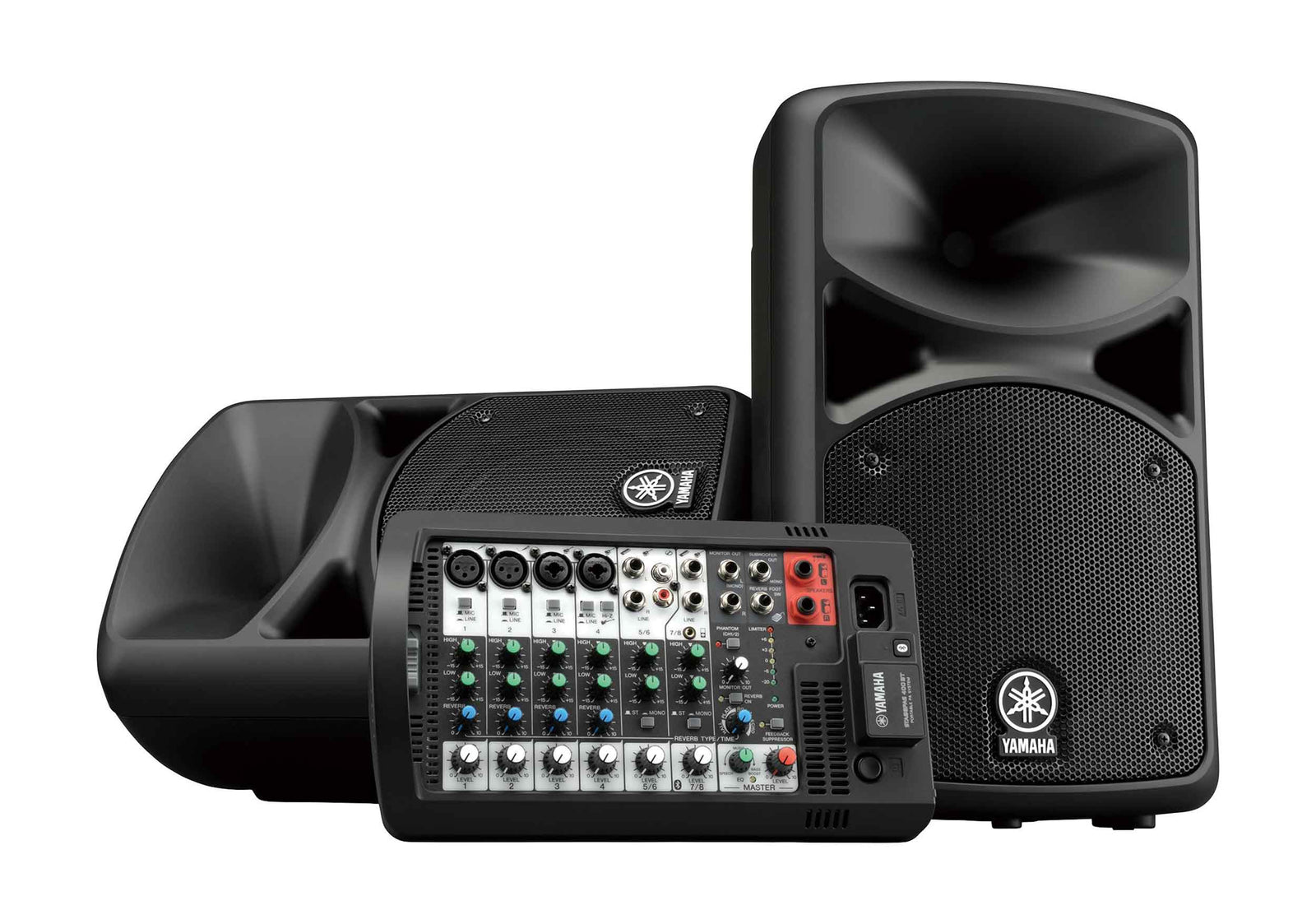 Yamaha STAGEPAS400BT Portable 8-Channel PA System with Speakers and Bluetooth by Yamaha