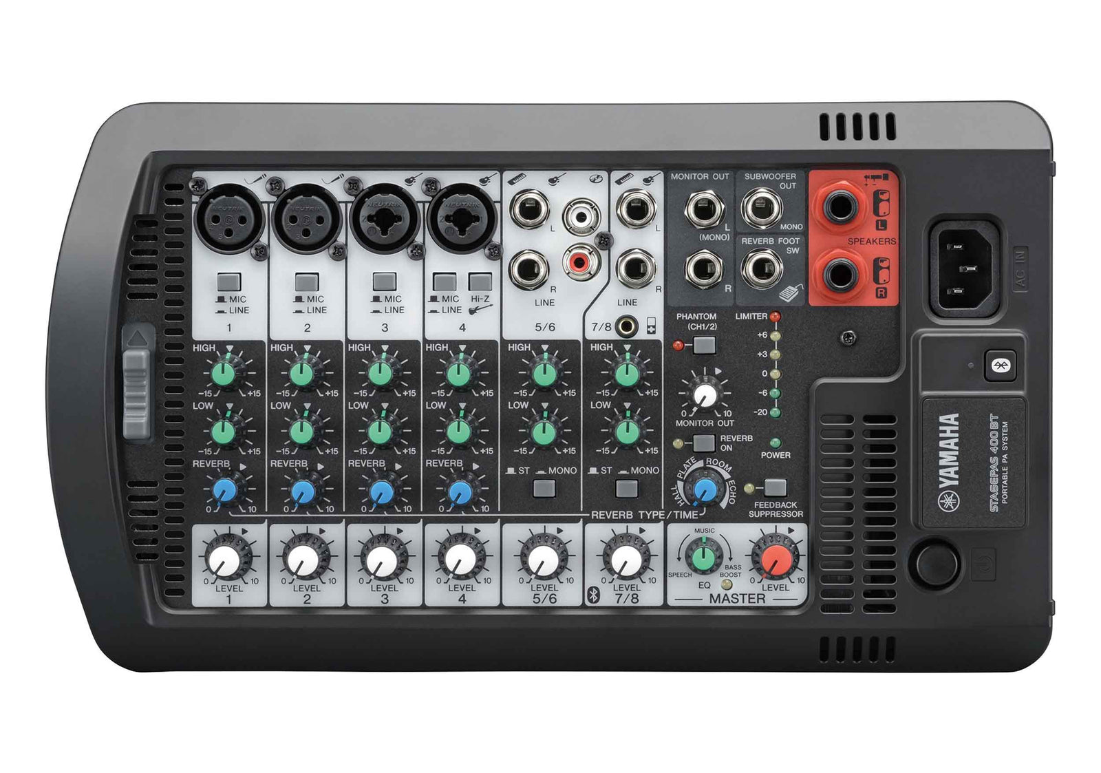 Yamaha STAGEPAS400BT Portable 8-Channel PA System with Speakers and Bluetooth by Yamaha