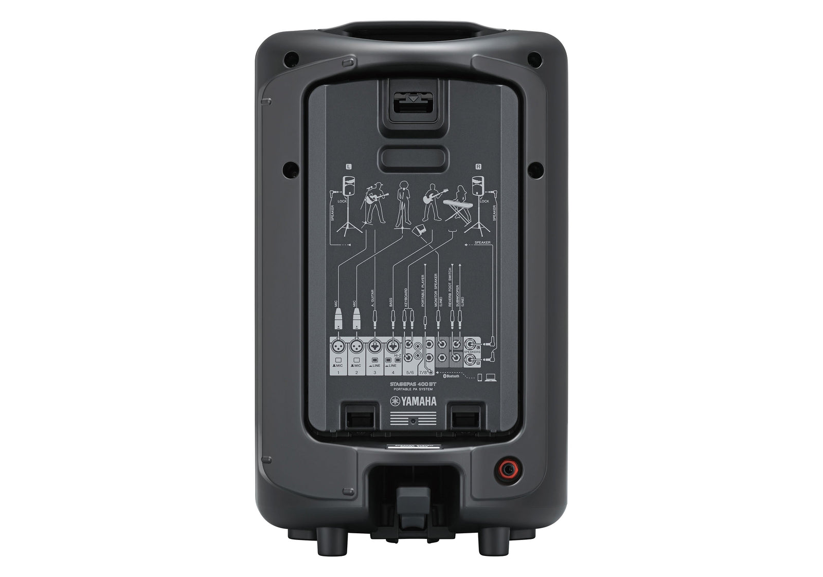 Yamaha STAGEPAS400BT Portable 8-Channel PA System with Speakers and Bluetooth by Yamaha