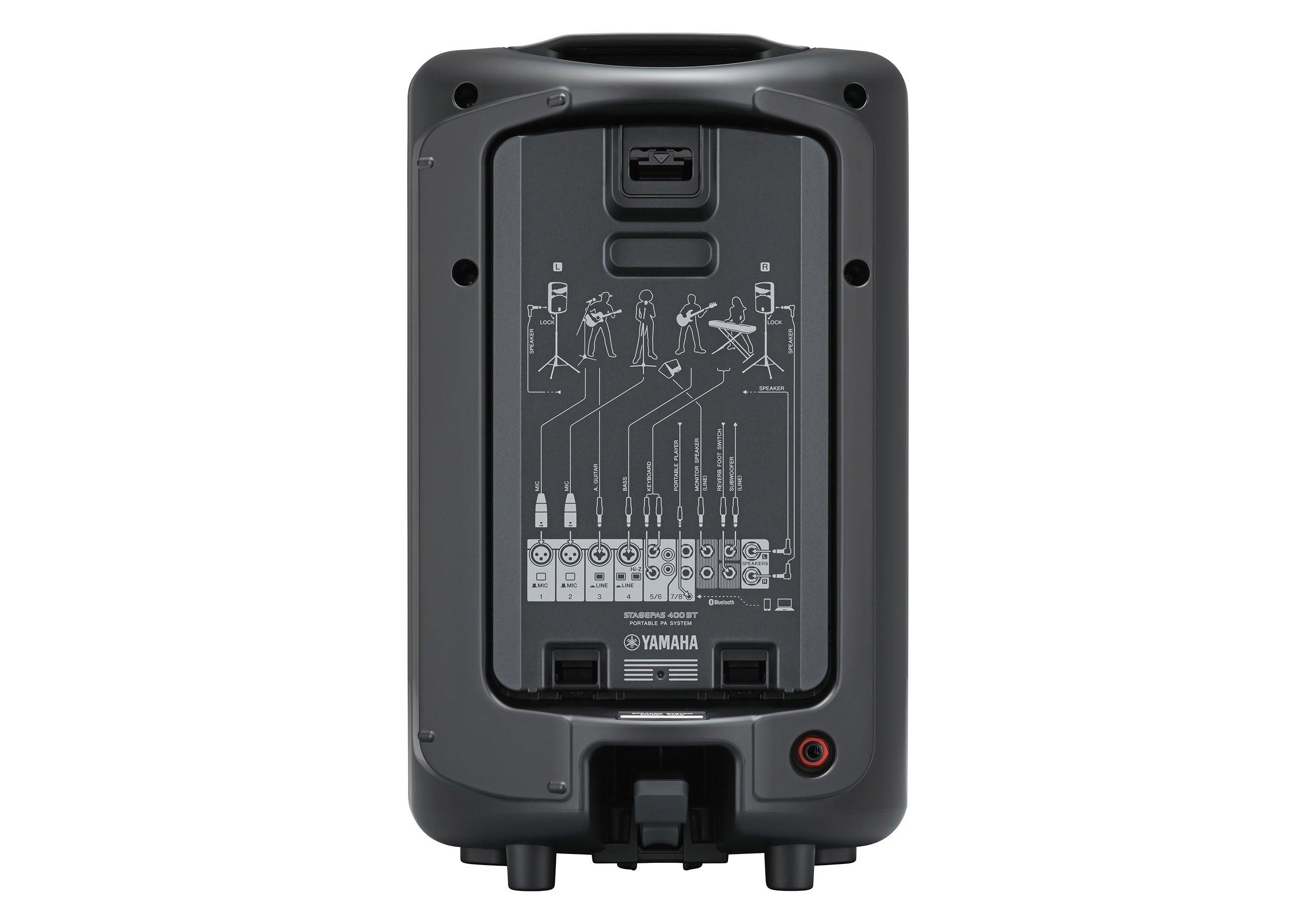 Yamaha STAGEPAS400BT Portable 8-Channel PA System with Speakers and Bluetooth by Yamaha