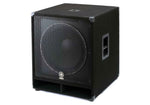 Yamaha SW118V 18-inch Passive Subwoofer with Black Finish - 1200W Peak Capacity by Yamaha
