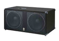 Yamaha SW118V Dual 18-inch Passive Subwoofer with Black Finish - 2400W Peak Capacity by Yamaha