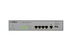 Yamaha SWR2100P-5G 5-Port L2 Network Switch with PoE for Dante Audio by Yamaha