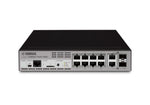 Yamaha SWR2311P-10G 10-Port Gigabit Managed Dante Switch with PoE+ by Yamaha