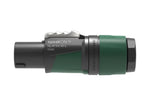 Neutrik NL4FXX-W-L speakON Cable Connector with Slip-Proof 2-Component Housing, Locking Bushing, and Strain Relief for Cables by Neutrik