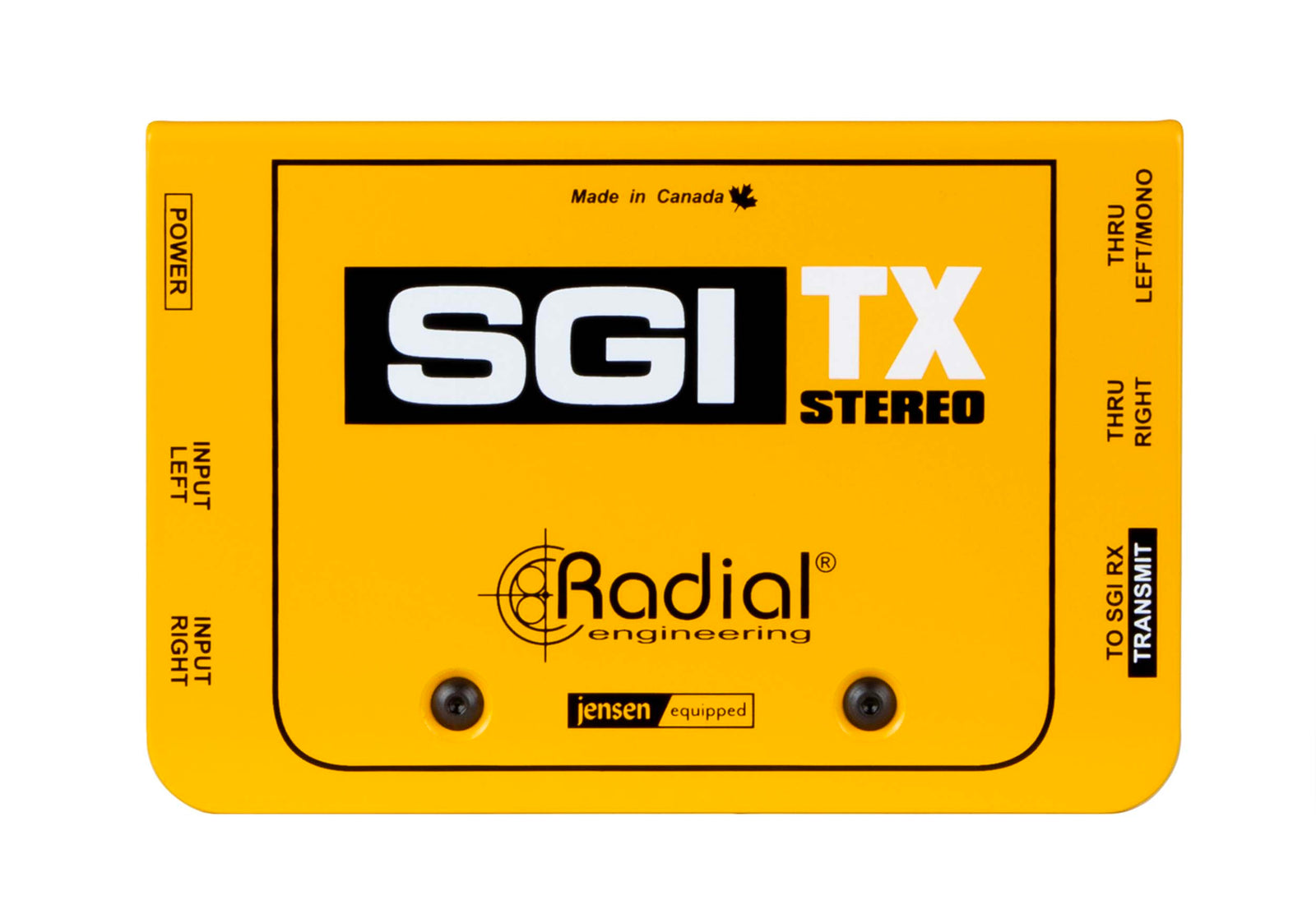 Radial Engineering SGI TX Stereo High-Performance Two-Channel Guitar Line Driver Transmitter by Radial Engineering
