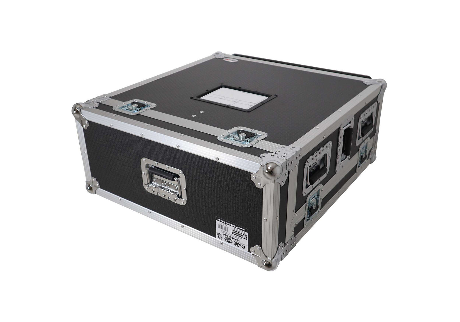 ProX XS-AHQU6DHW Digital Audio Mixer Flight Case for Allen & Heath QU6 Console with Doghouse Compartment and 4x Caster Wheels by ProX Cases