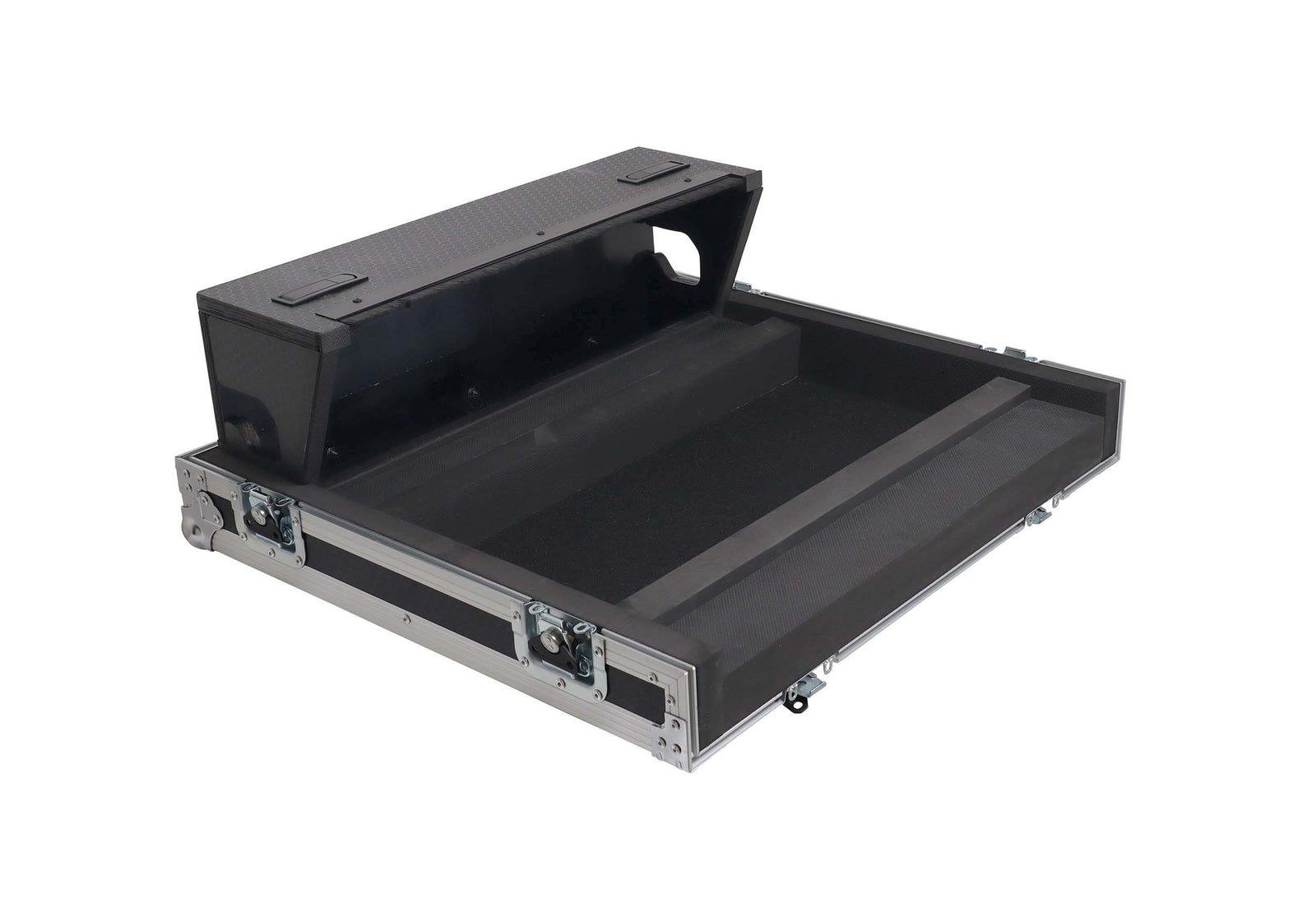 ProX XS-AHQU6DHW Digital Audio Mixer Flight Case for Allen & Heath QU6 Console with Doghouse Compartment and 4x Caster Wheels by ProX Cases