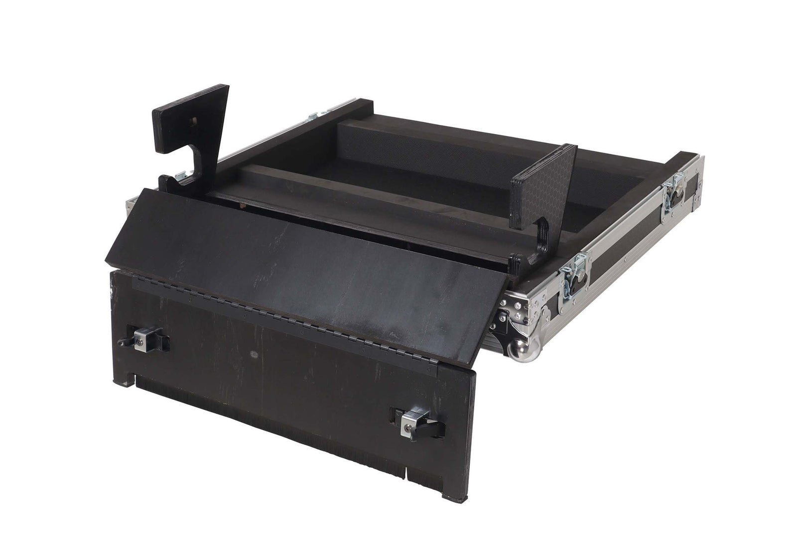 ProX XS-AHQU6DHW Digital Audio Mixer Flight Case for Allen & Heath QU6 Console with Doghouse Compartment and 4x Caster Wheels by ProX Cases