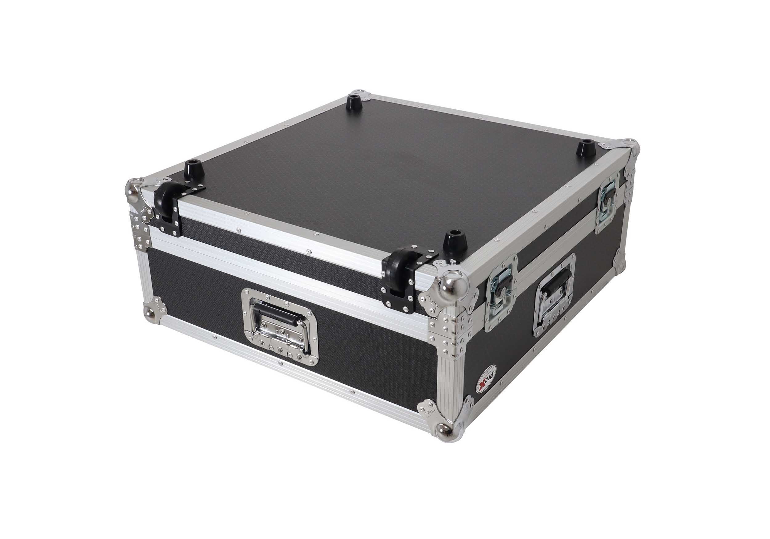 ProX XS-AHQU6W Flight Case for Allen & Heath QU6 ATA Digital Audio Mixer Console and 2x Low Profile Wheels by ProX Cases