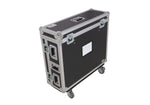 ProX XS-AHQU7DHW Flight Case for Allen & Heath QU7 Console with Doghouse Compartment and 4x Caster Wheels by ProX Cases