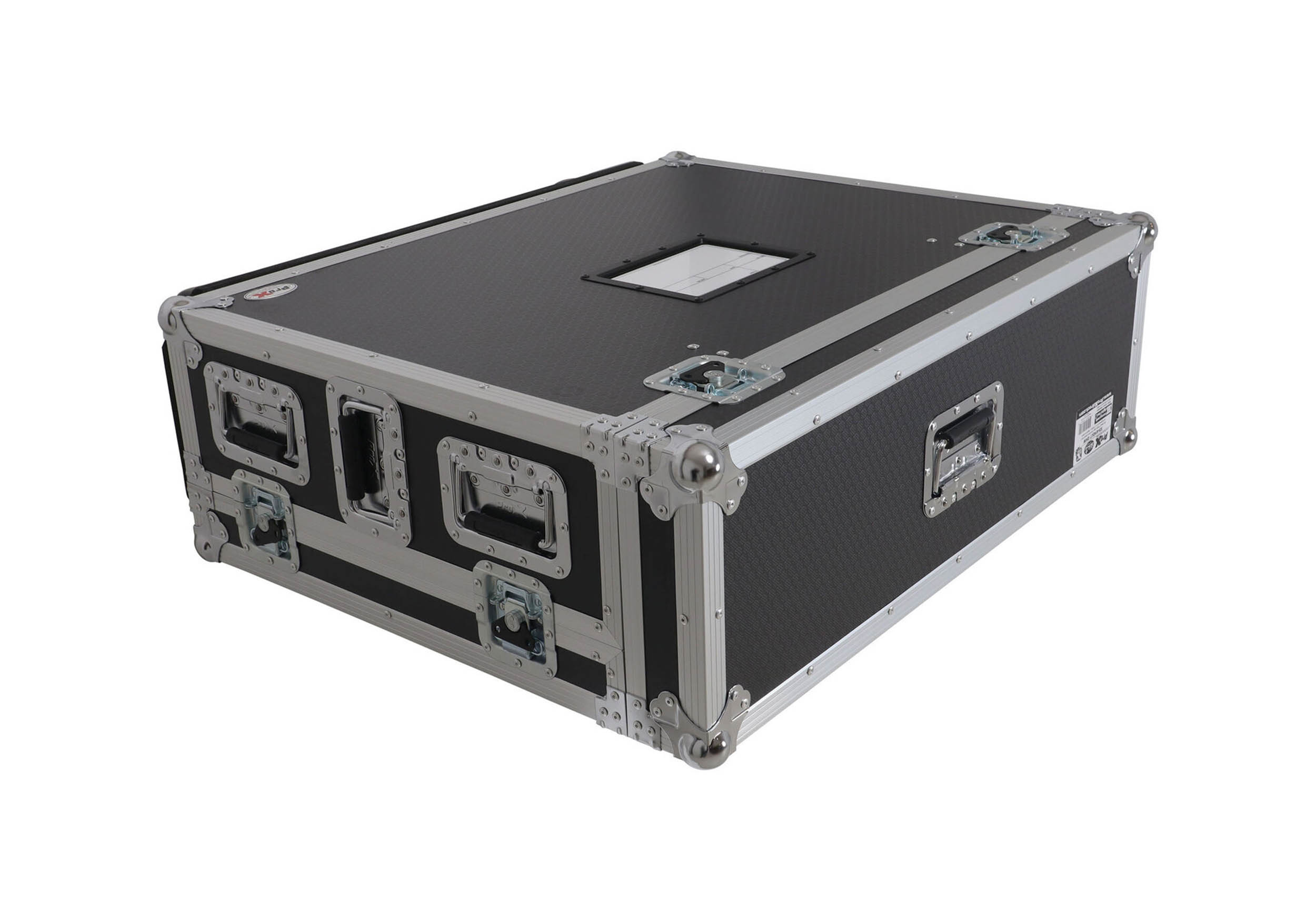 ProX XS-AHQU7DHW Flight Case for Allen & Heath QU7 Console with Doghouse Compartment and 4x Caster Wheels by ProX Cases