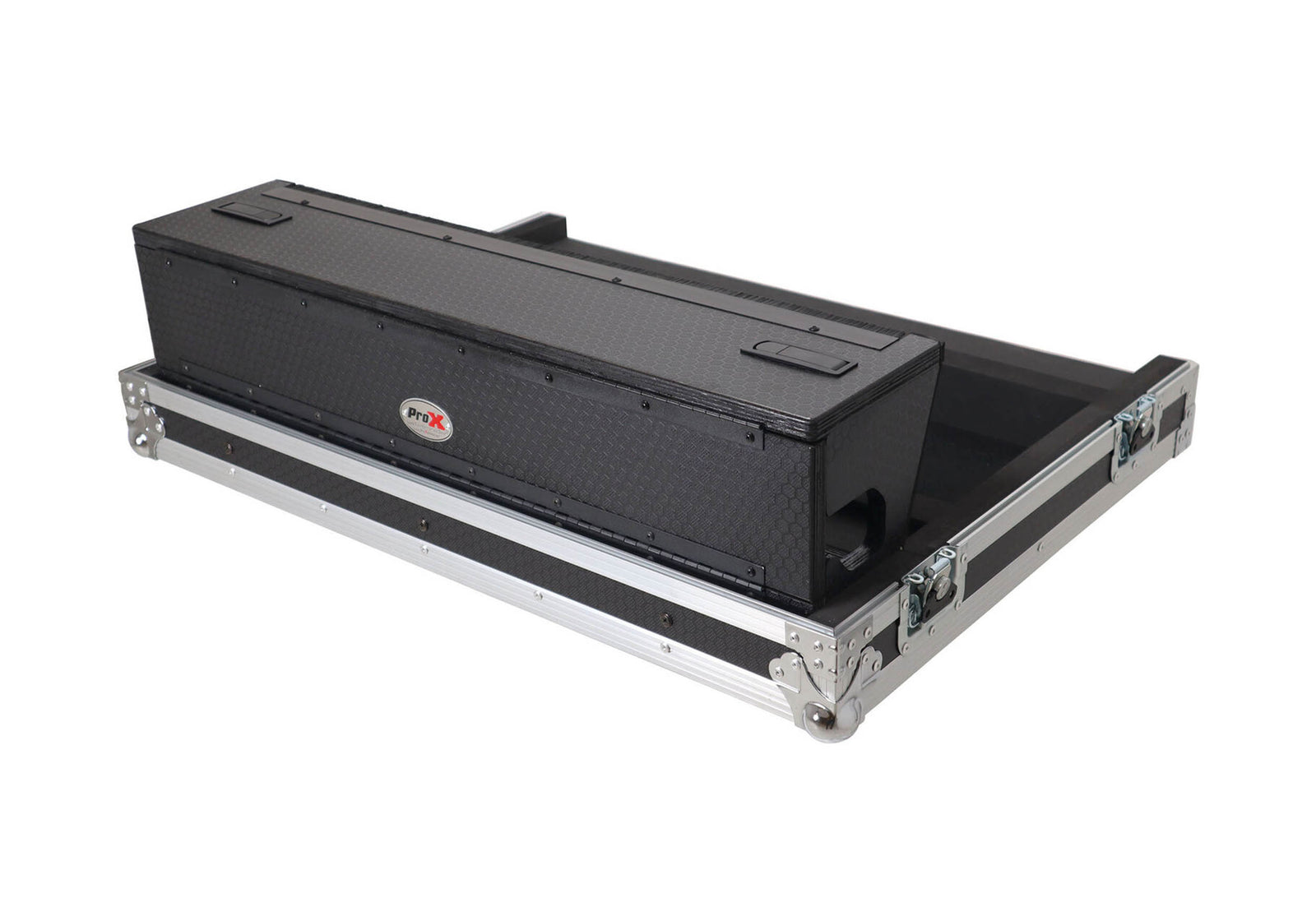 ProX XS-AHQU7DHW Flight Case for Allen & Heath QU7 Console with Doghouse Compartment and 4x Caster Wheels by ProX Cases