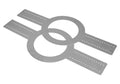 Yamaha VXC-NCB8 Stainless Steel Construction Ring for VXC8 and VXC5F Ceiling Speakers - Set of Two by Yamaha