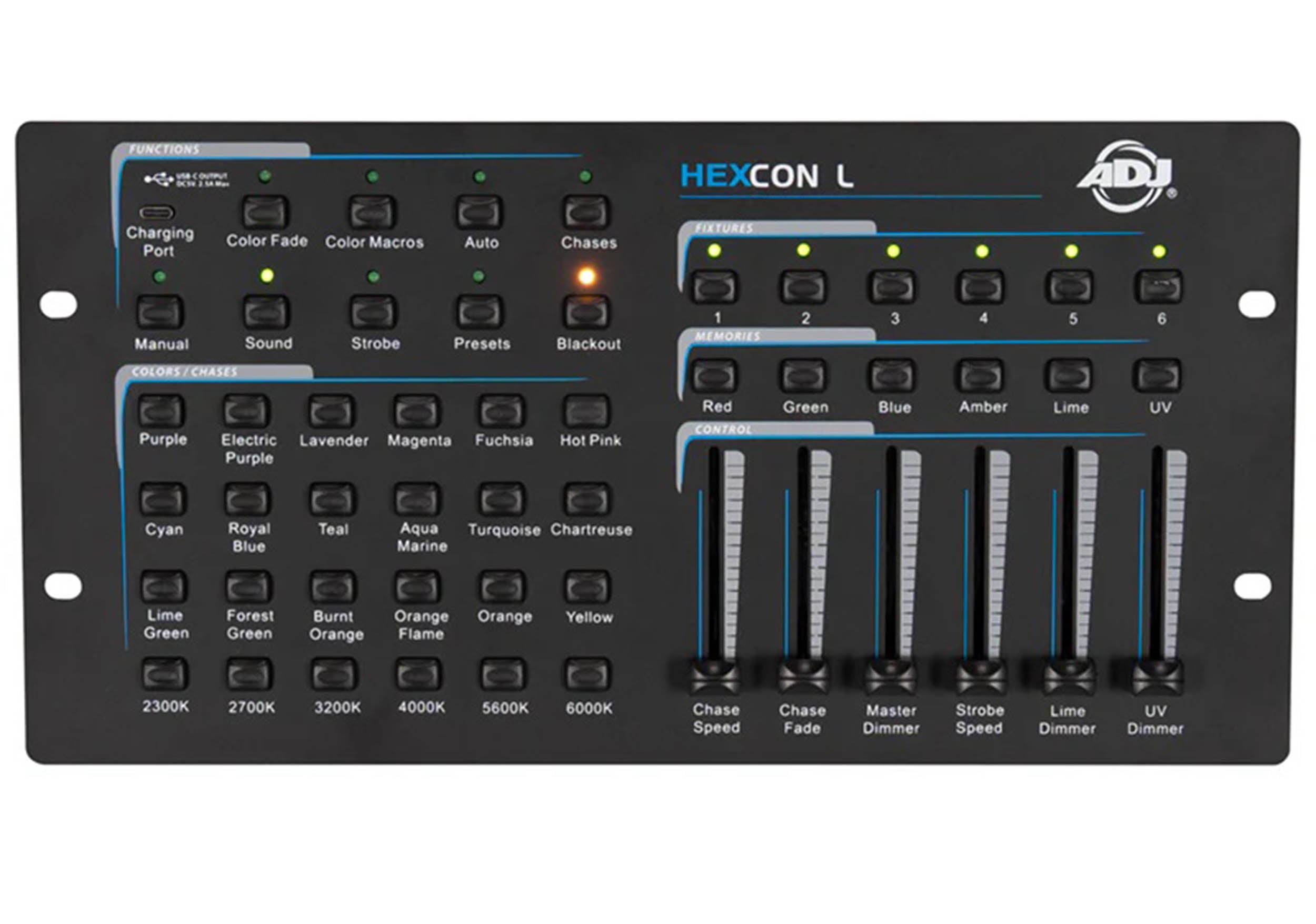 ADJ Hexcon L HEX DMX Controller with Wired Digital Communication Network by ADJ