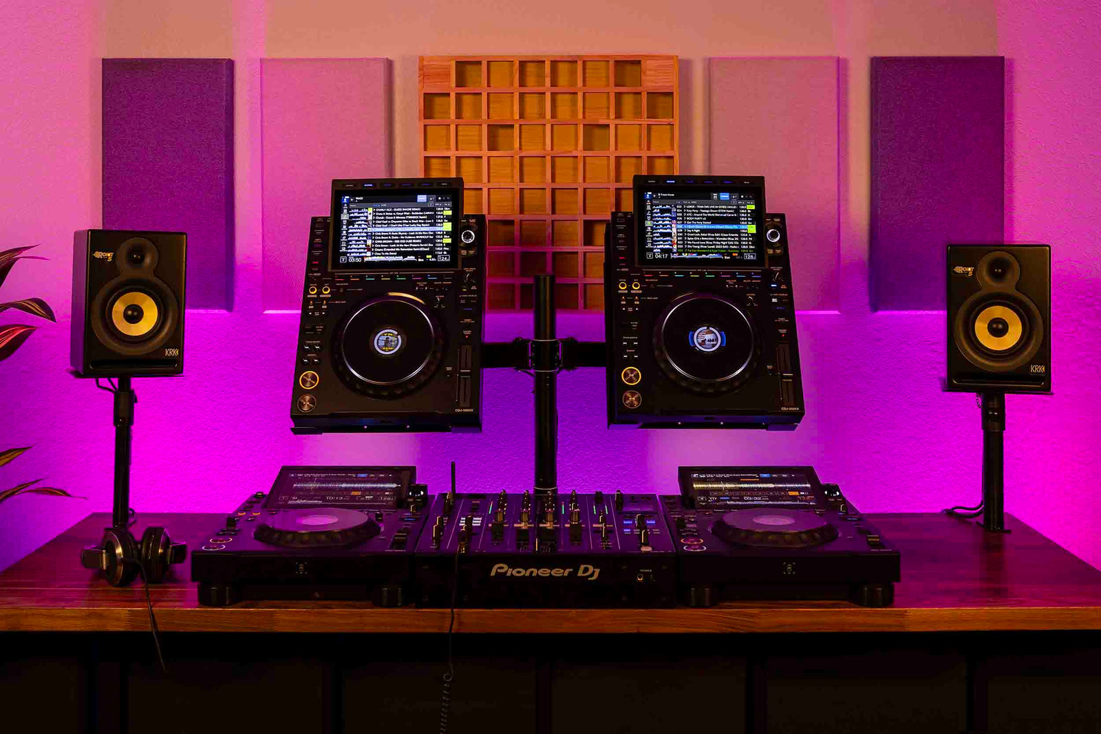 Headliner HL22001 Avalon Dual CDJ Stand 2 - Black by Headliner
