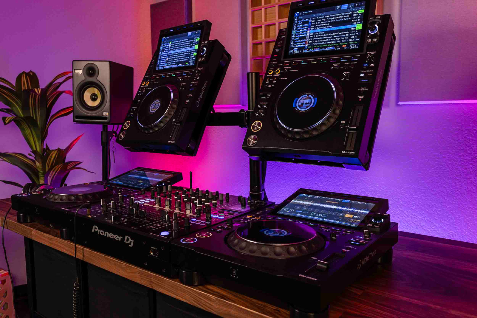Headliner HL22001 Avalon Dual CDJ Stand 2 - Black by Headliner