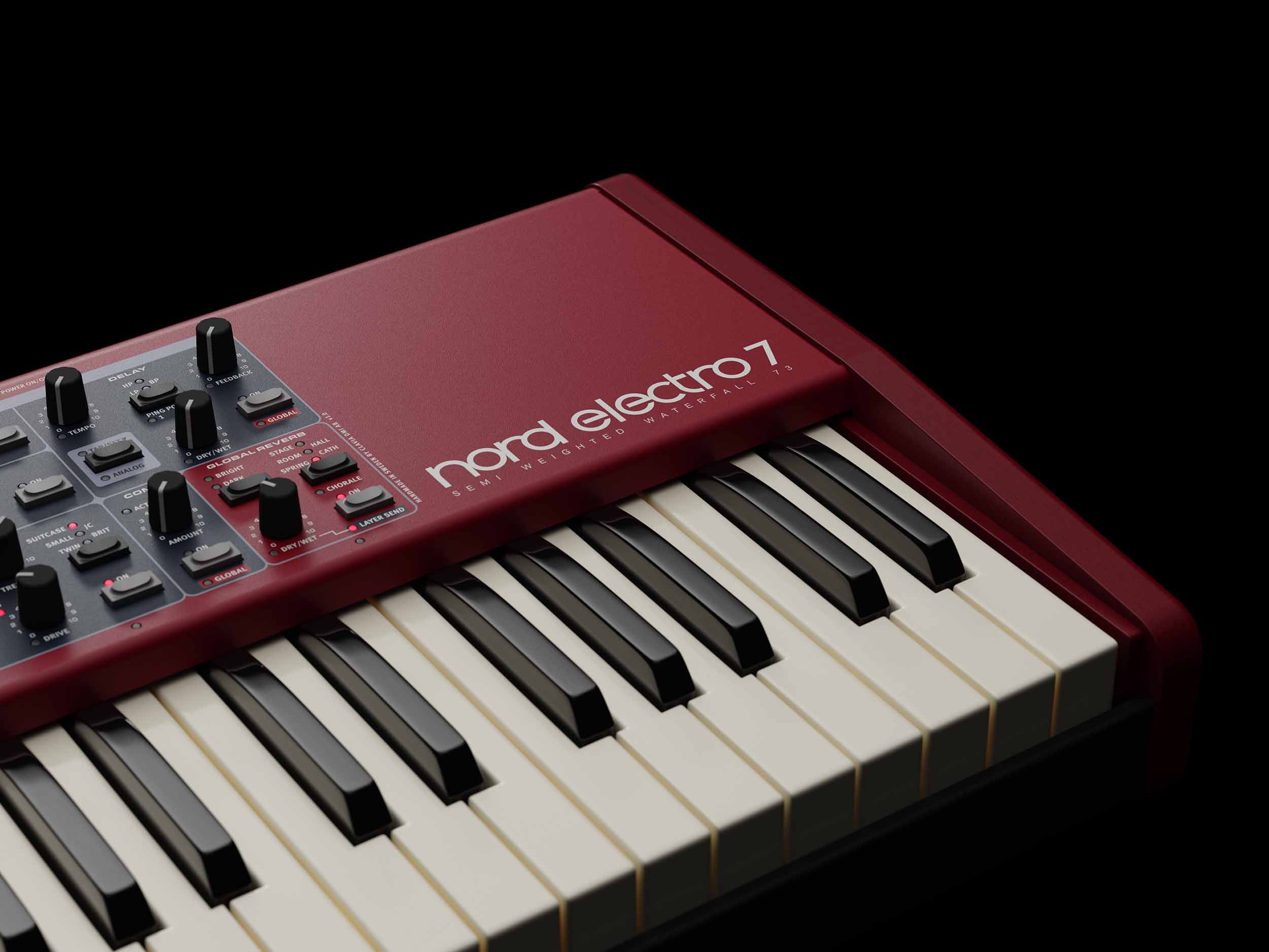 Nord Electro 7 73-Key Semi-Weighted Waterfall Keybed by Nord