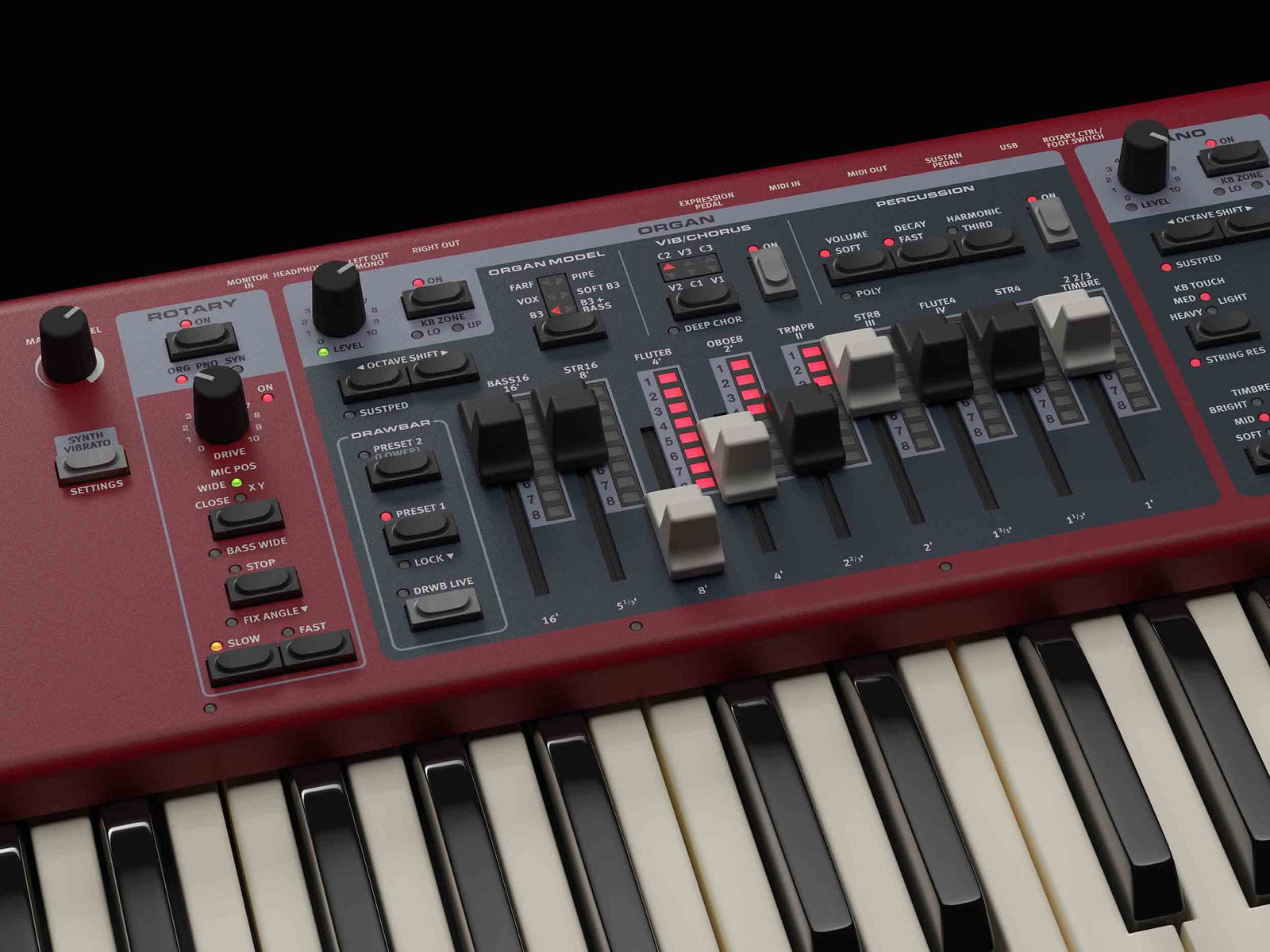 Nord Electro 7 73-Key Semi-Weighted Waterfall Keybed by Nord