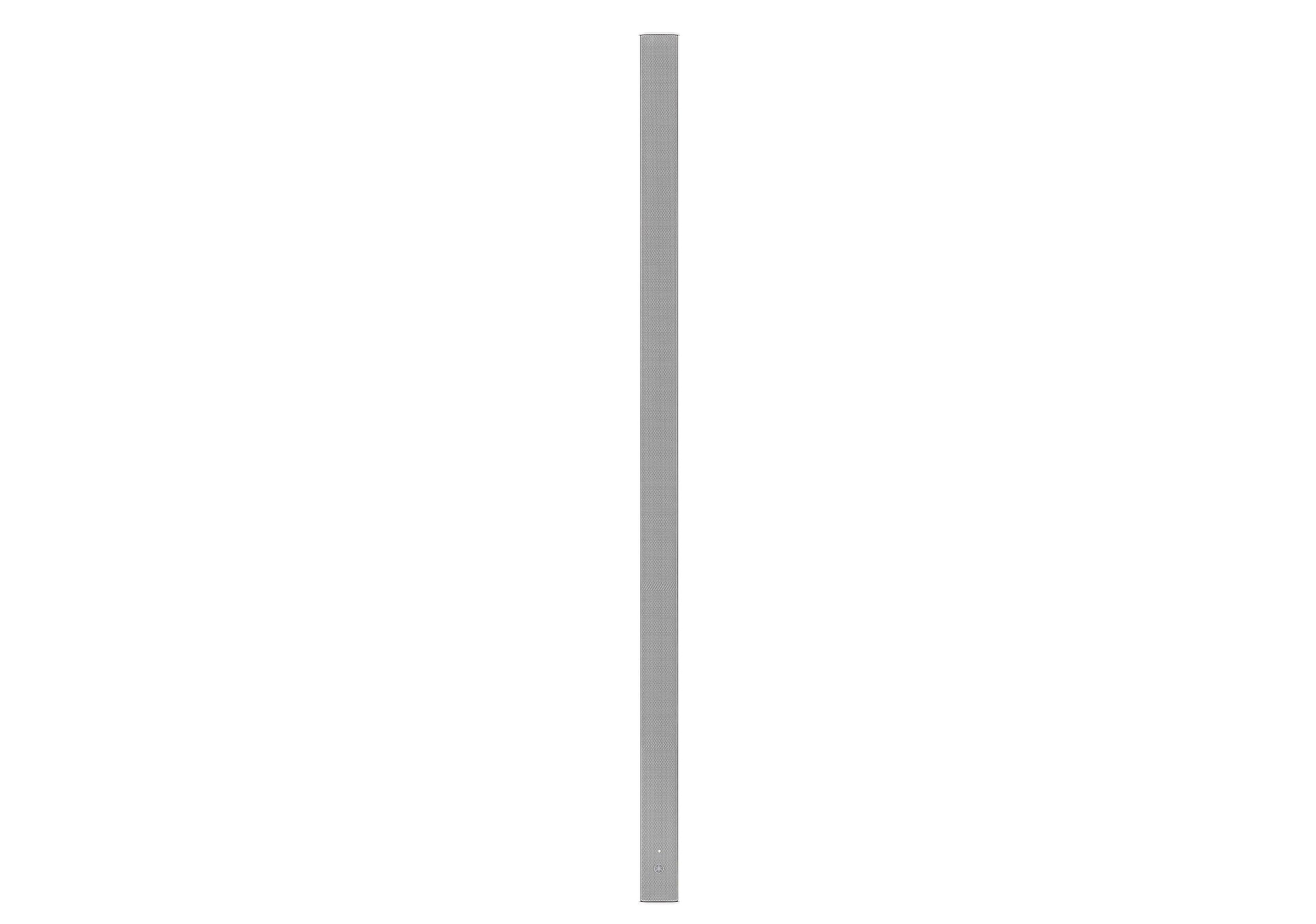 Yamaha VXL1W-16P Slim Line Array Wallmount Speaker - 15W, White Finish by Yamaha