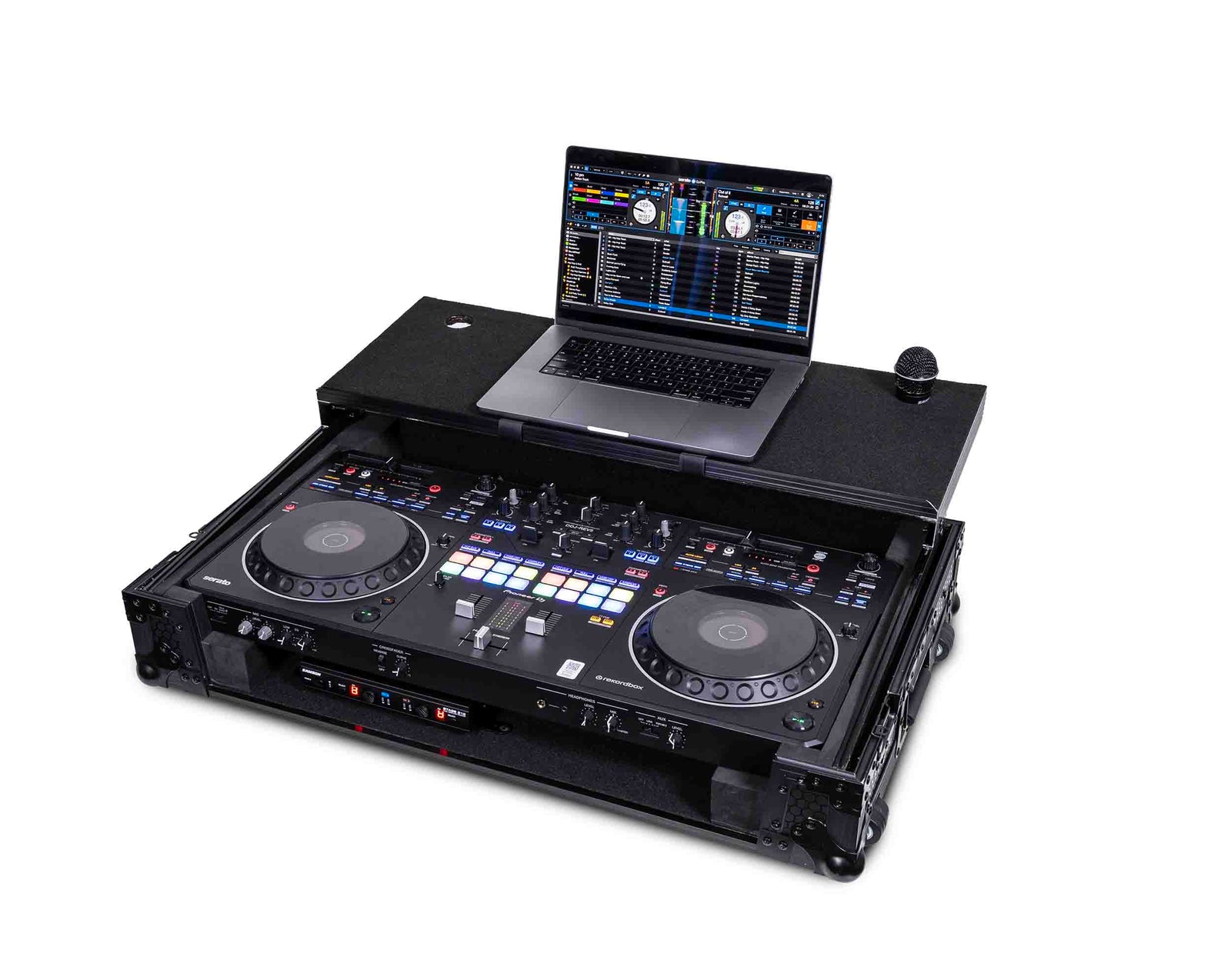 Headliner HL11001 Volta Power-Ready Flight Case for Pioneer DJ DDJ-REV5 - Black by Headliner
