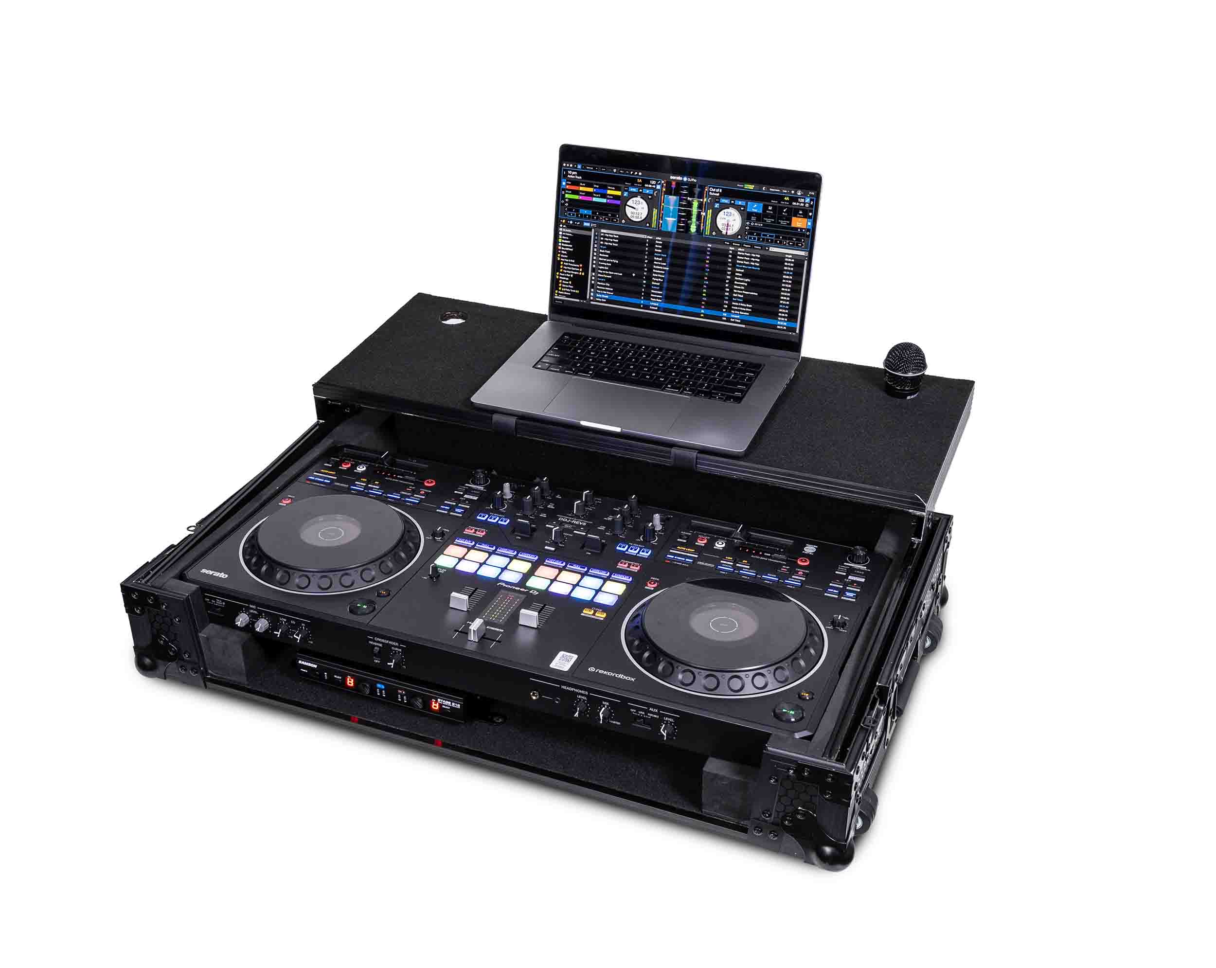 Headliner HL11001 Volta Power-Ready Flight Case for Pioneer DJ DDJ-REV5 - Black by Headliner