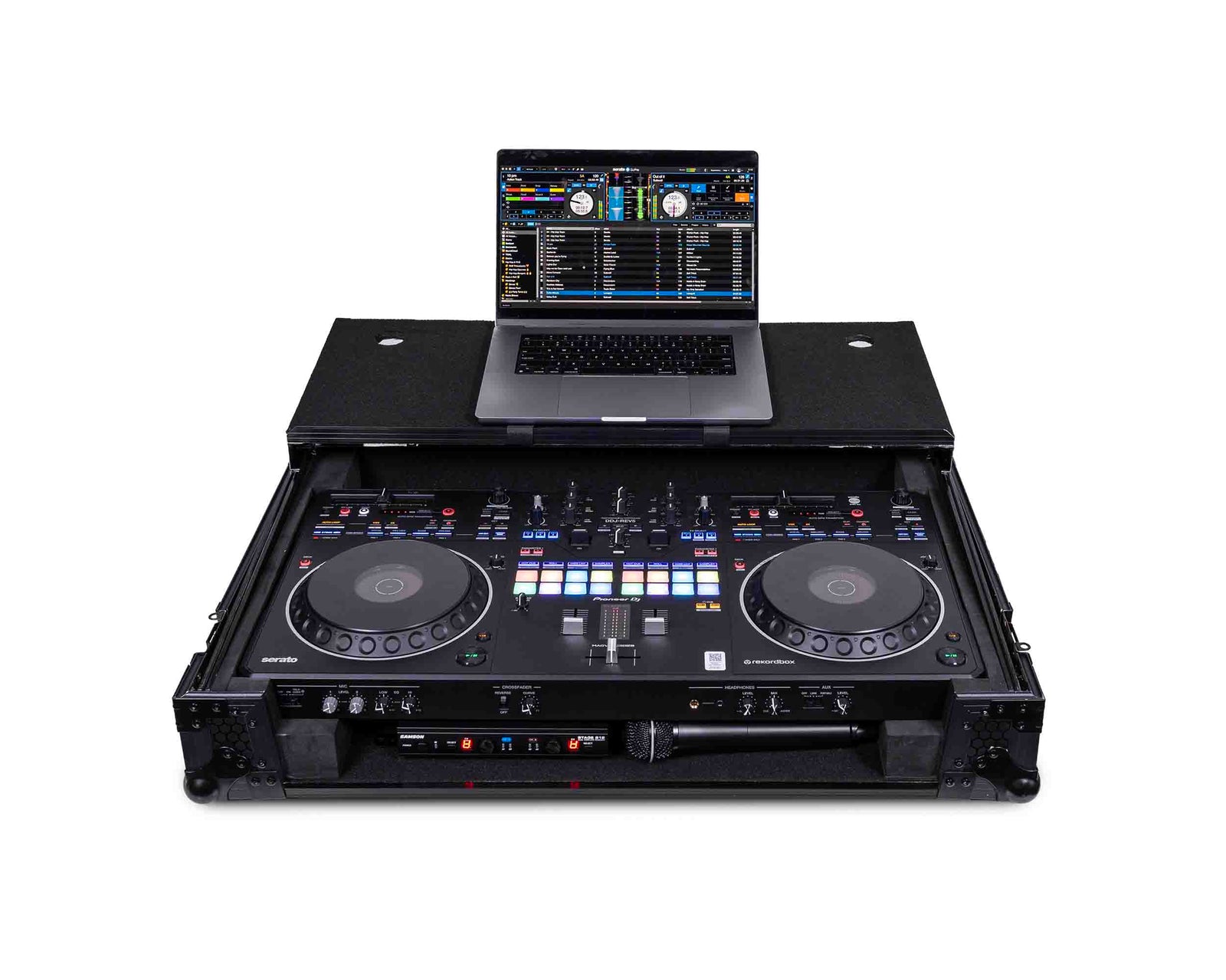 Headliner HL11001 Volta Power-Ready Flight Case for Pioneer DJ DDJ-REV5 - Black by Headliner