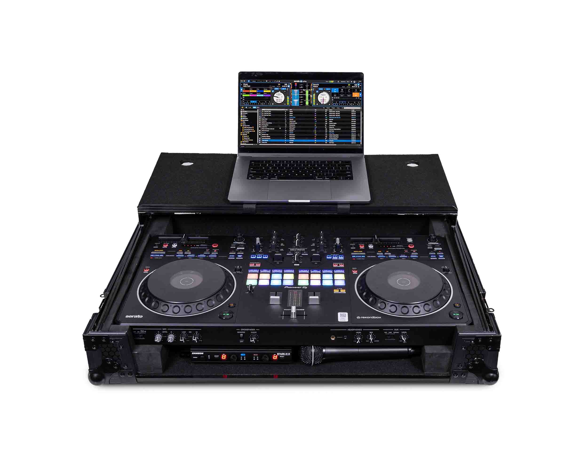 Headliner HL11001 Volta Power-Ready Flight Case for Pioneer DJ DDJ-REV5 - Black by Headliner