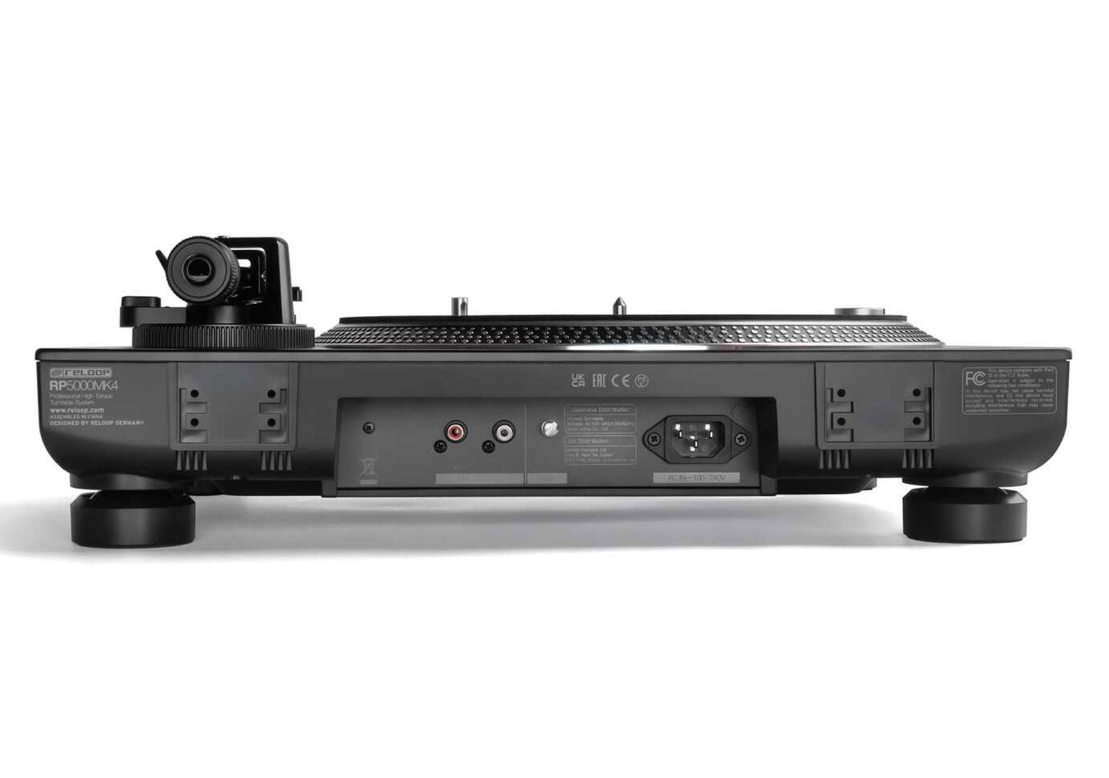 Reloop RP-5000 MK4 High-Torque Direct-Drive Professional DJ Turntable by Reloop