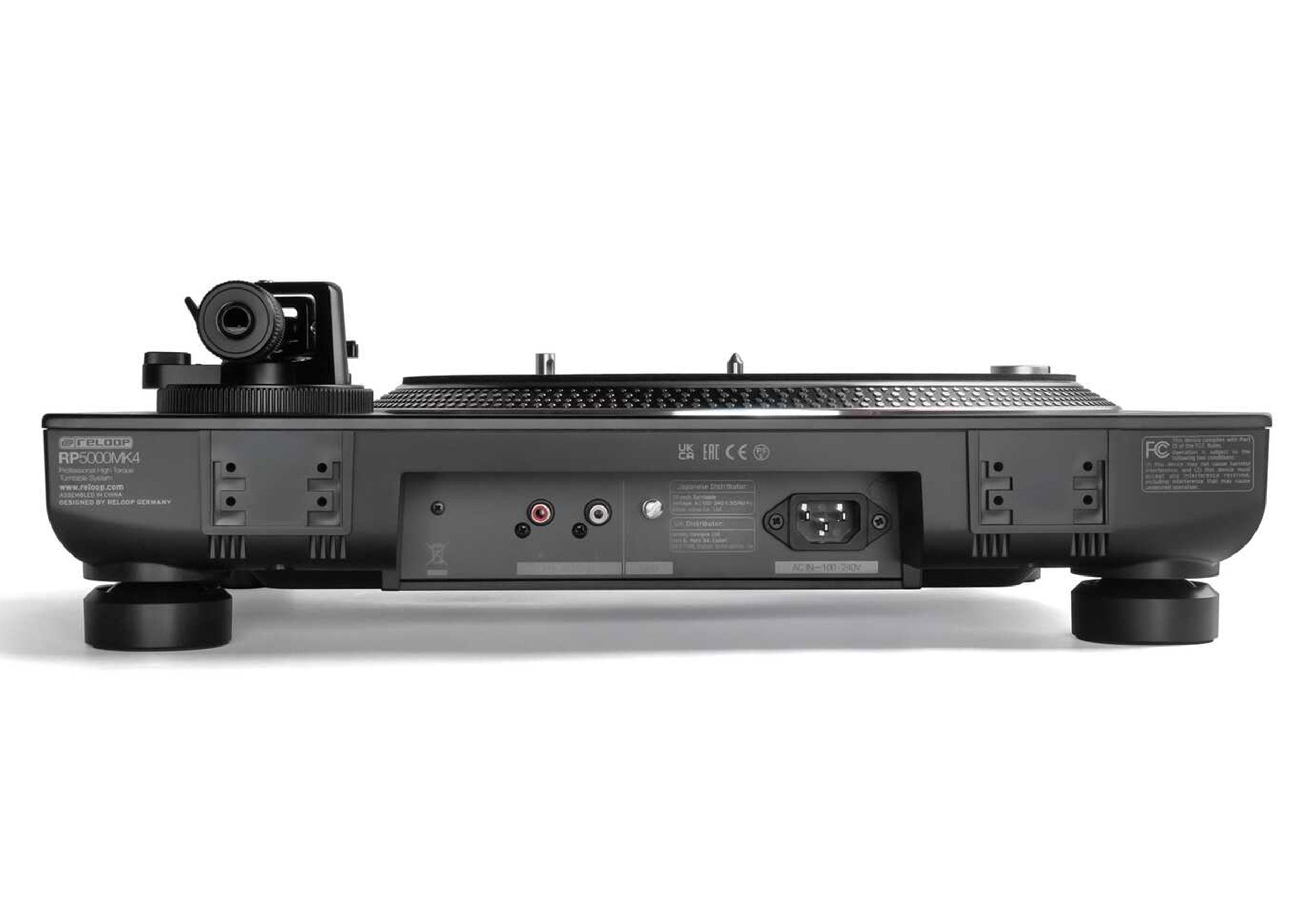 Reloop RP-5000 MK4 High-Torque Direct-Drive Professional DJ Turntable by Reloop