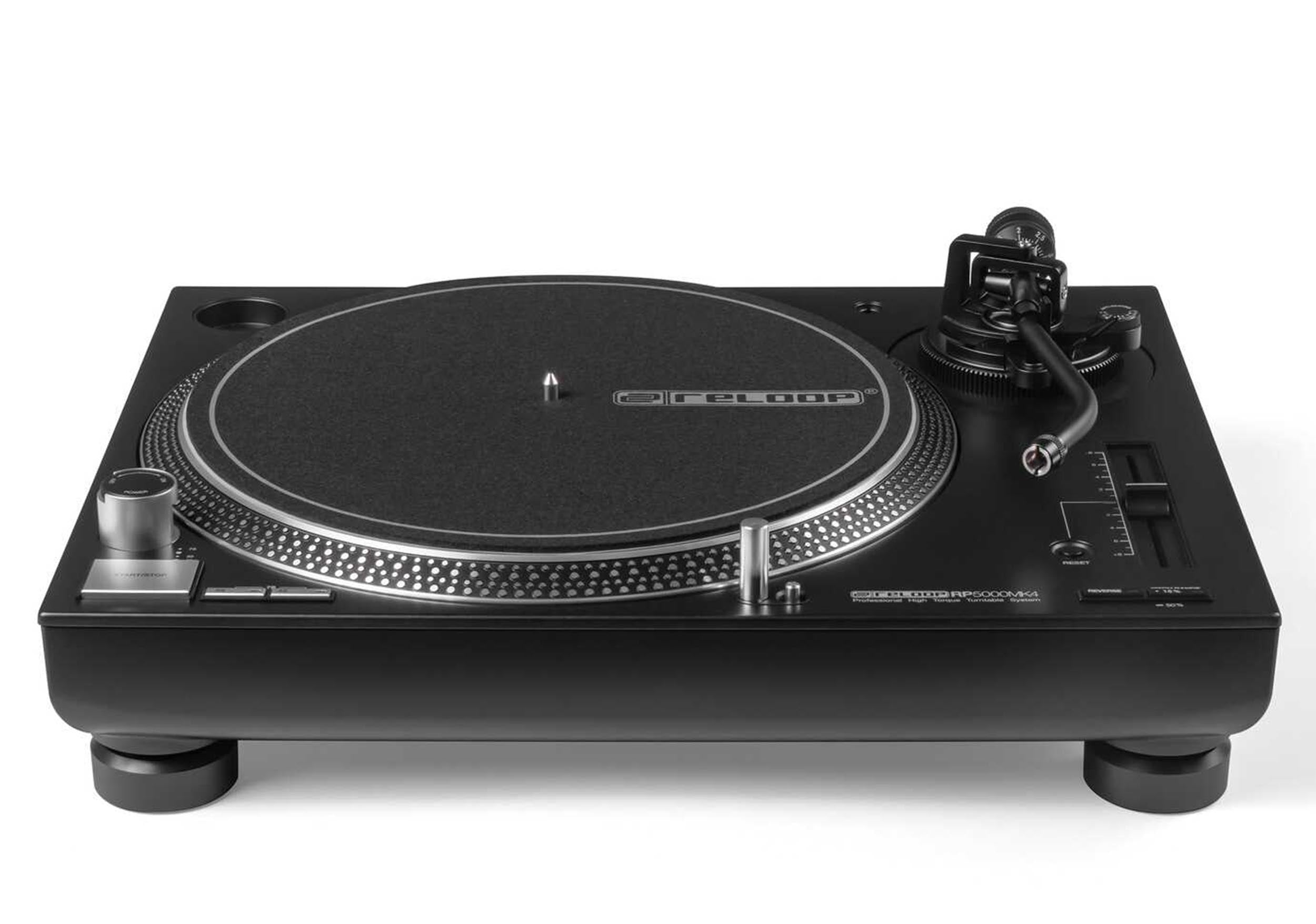 Reloop RP-5000 MK4 High-Torque Direct-Drive Professional DJ Turntable by Reloop