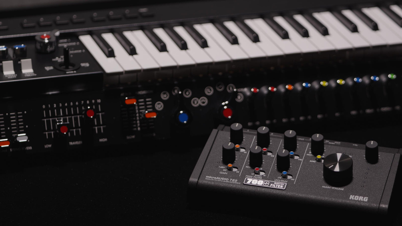 Korg microAUDIO 22, 2x2 USB-C Audio Interface with Analogue Filter by Korg