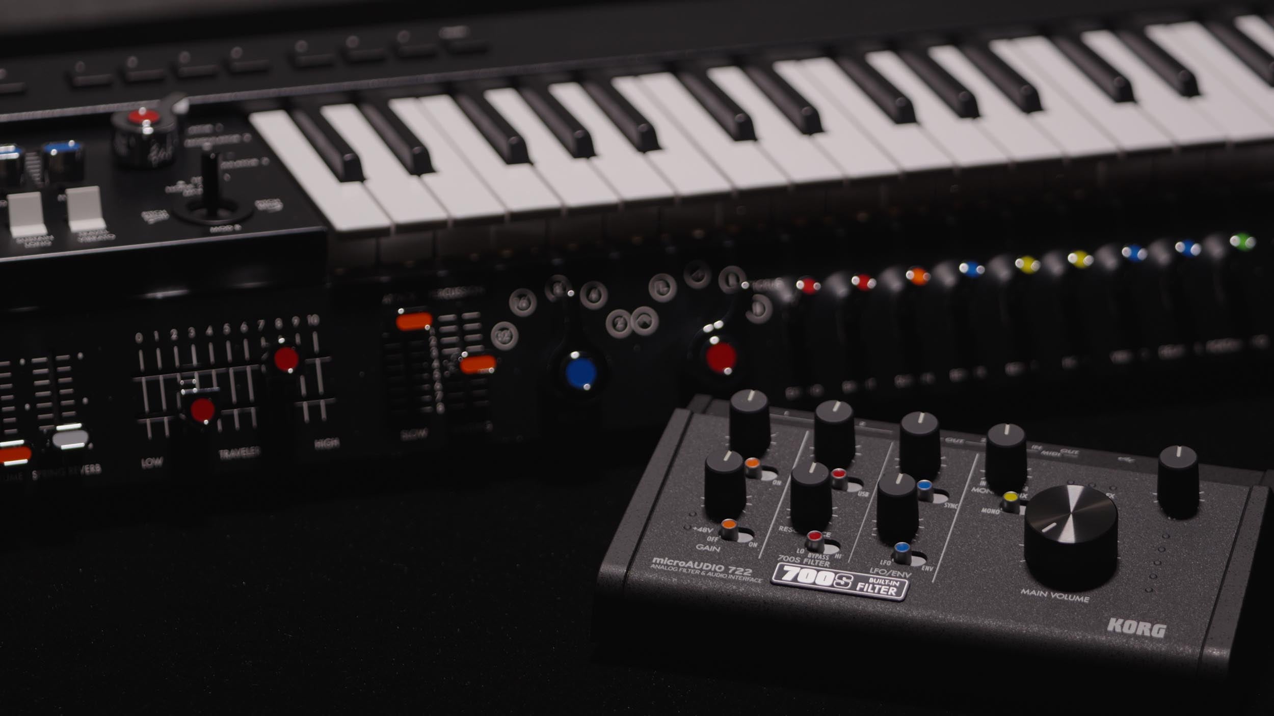 Korg microAUDIO 22, 2x2 USB-C Audio Interface with Analogue Filter by Korg