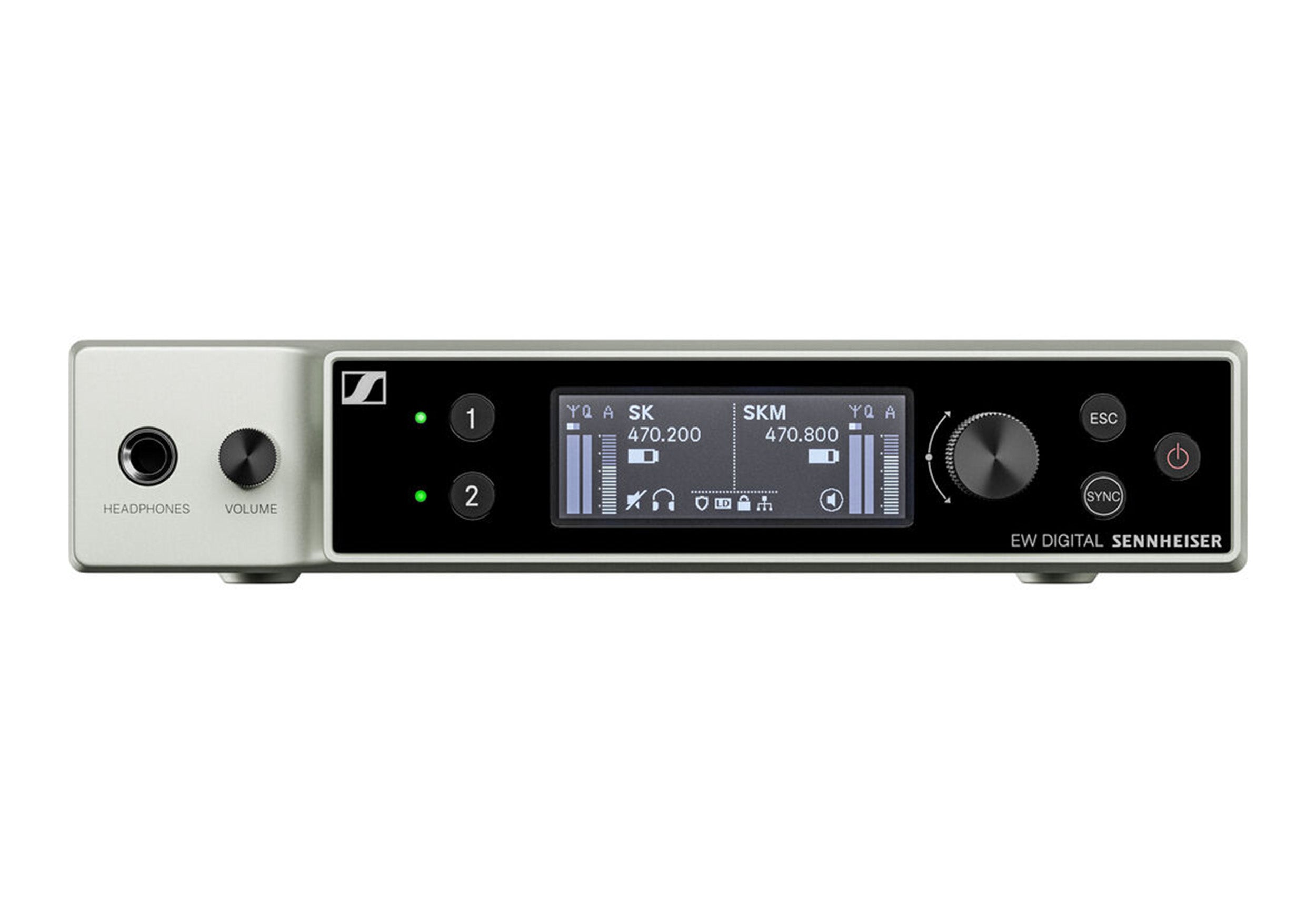 Sennheiser EW-DX EM 2 Two-Channel Digital Rackmount Receiver (Q1-9: 470 to 550 MHz) by Sennheiser