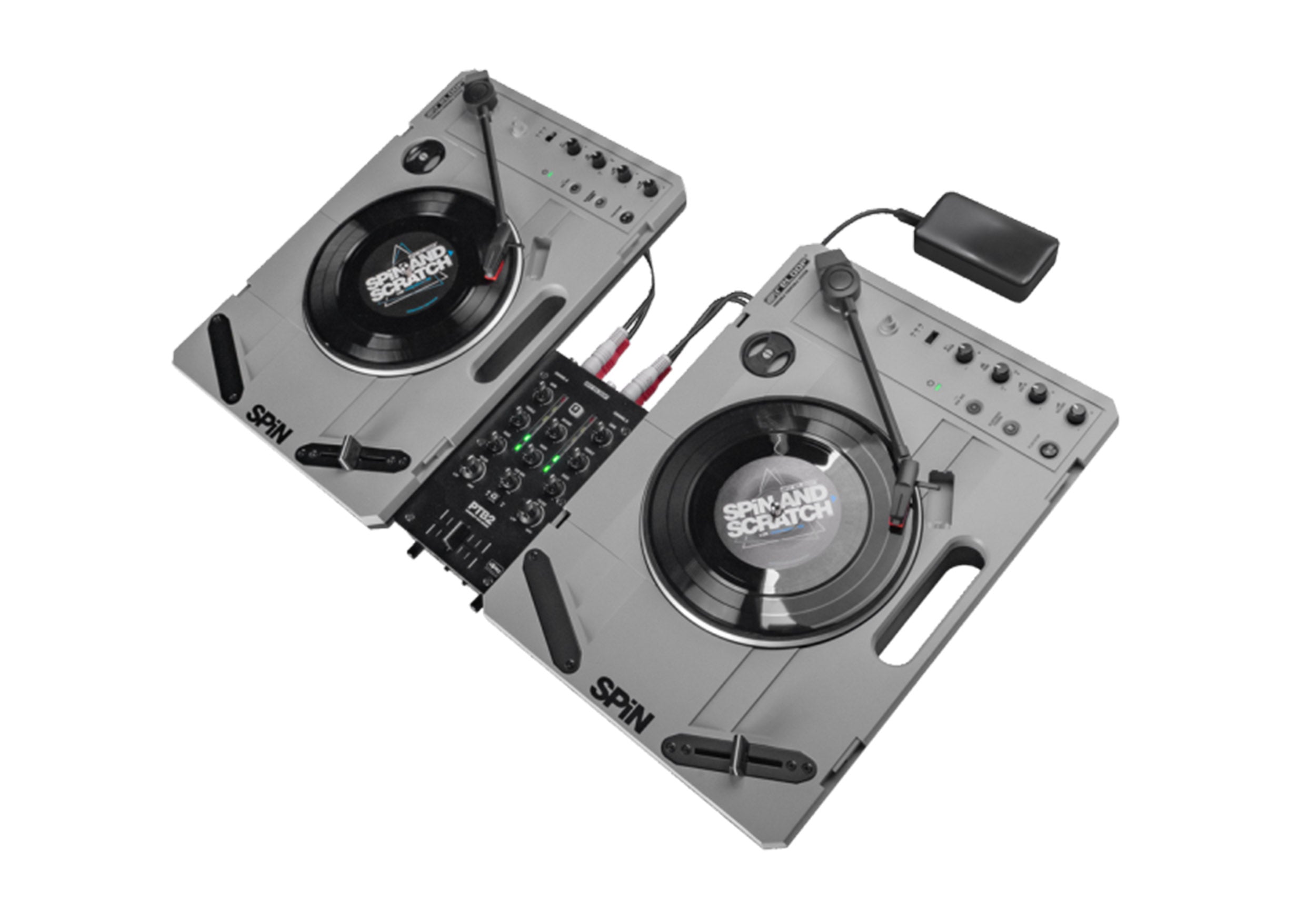 Reloop PTB-2 Portable and Compact 2+1-Channel DJ Mixer with Bluetooth Interface by Reloop