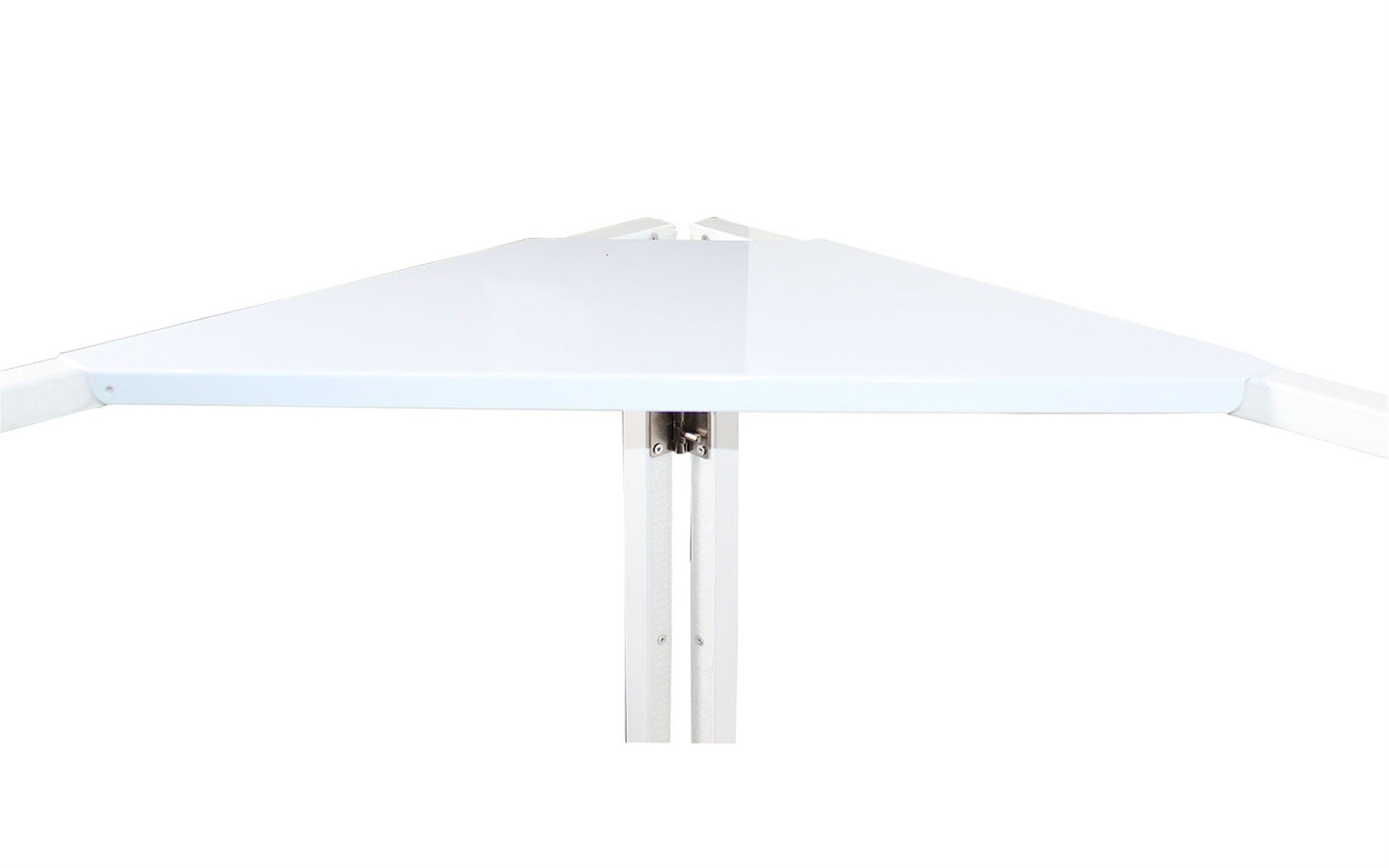 B-Stock: ProX XF-CSW X2, Set of 2 Aluminum Corner Shelves for DJ Facade - White by ProX Cases