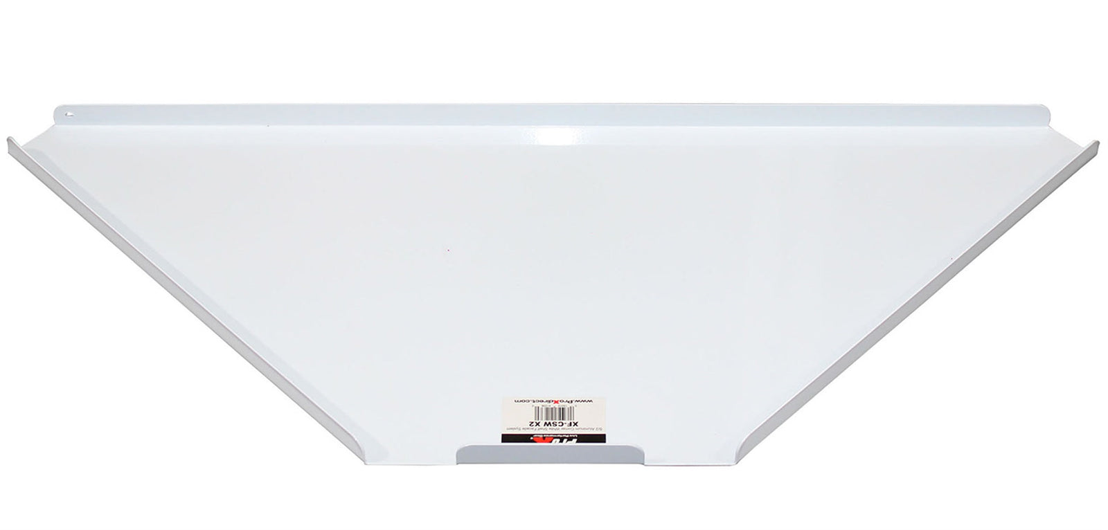 B-Stock: ProX XF-CSW X2, Set of 2 Aluminum Corner Shelves for DJ Facade - White by ProX Cases