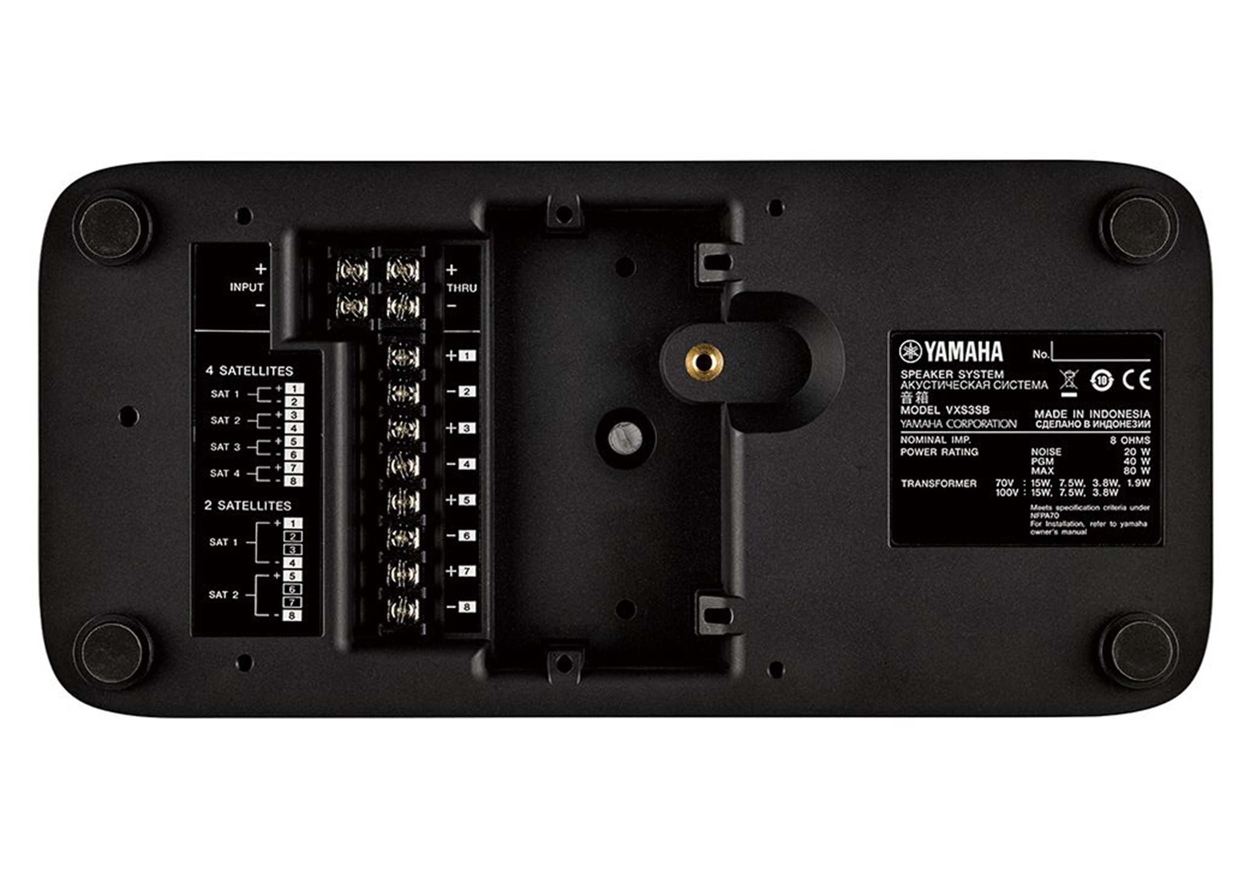Yamaha VXS3S 3.5" Powerful Surface-Mounted Subwoofer by Yamaha