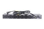 C-Stock Scratch & Dent: Eliminator Lighting E-107USB, 8 Channels Rack Mount Power Center by Eliminator Lighting