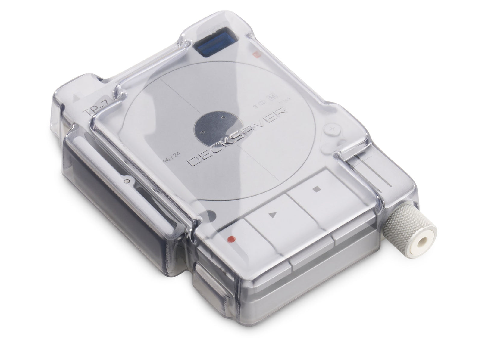 Decksaver DS-PC-TP7 Clear Cover for Teenage Engineering TP-7 (Smoked Clear) by Decksaver