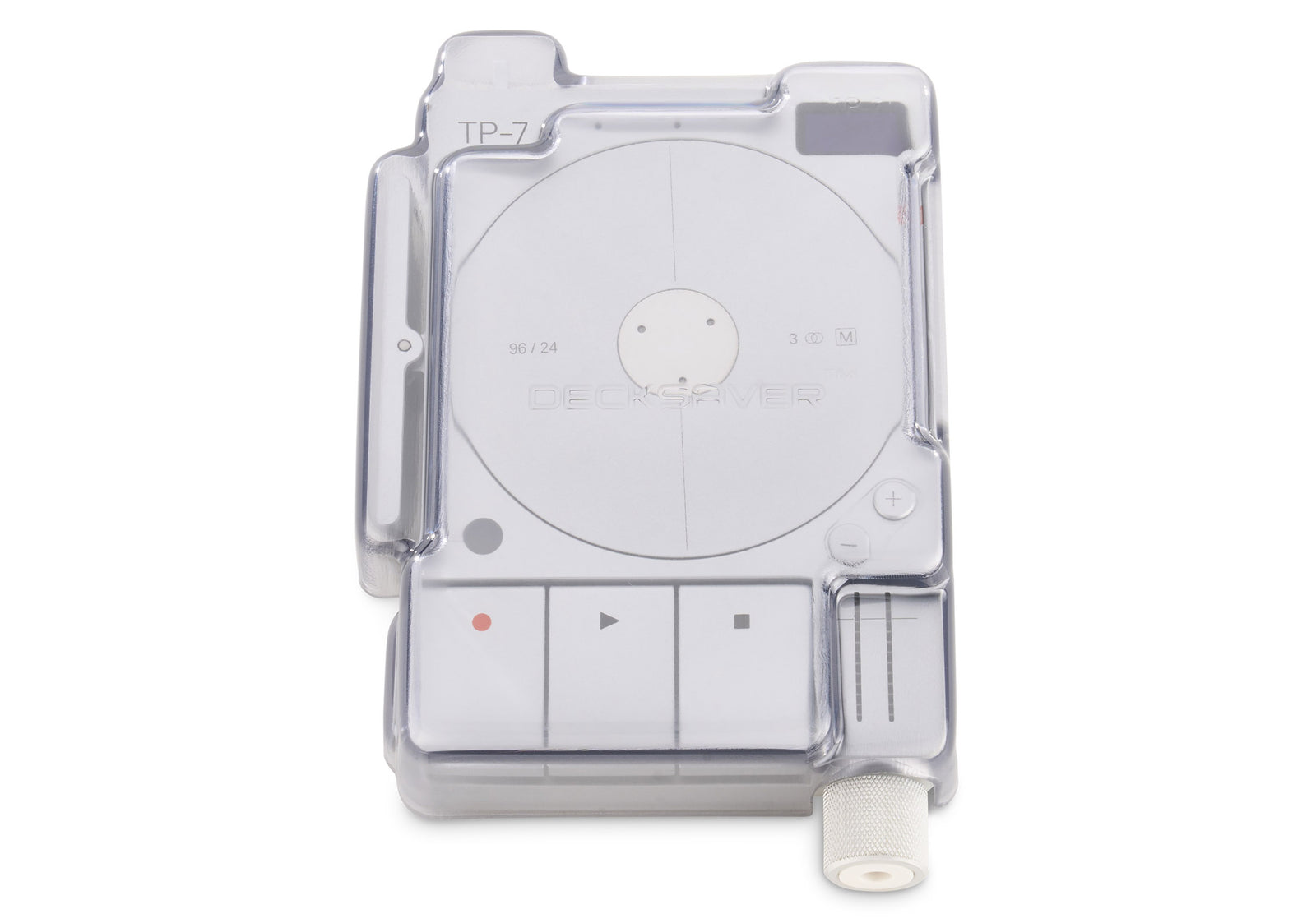 Decksaver DS-PC-TP7 Clear Cover for Teenage Engineering TP-7 (Smoked Clear) by Decksaver