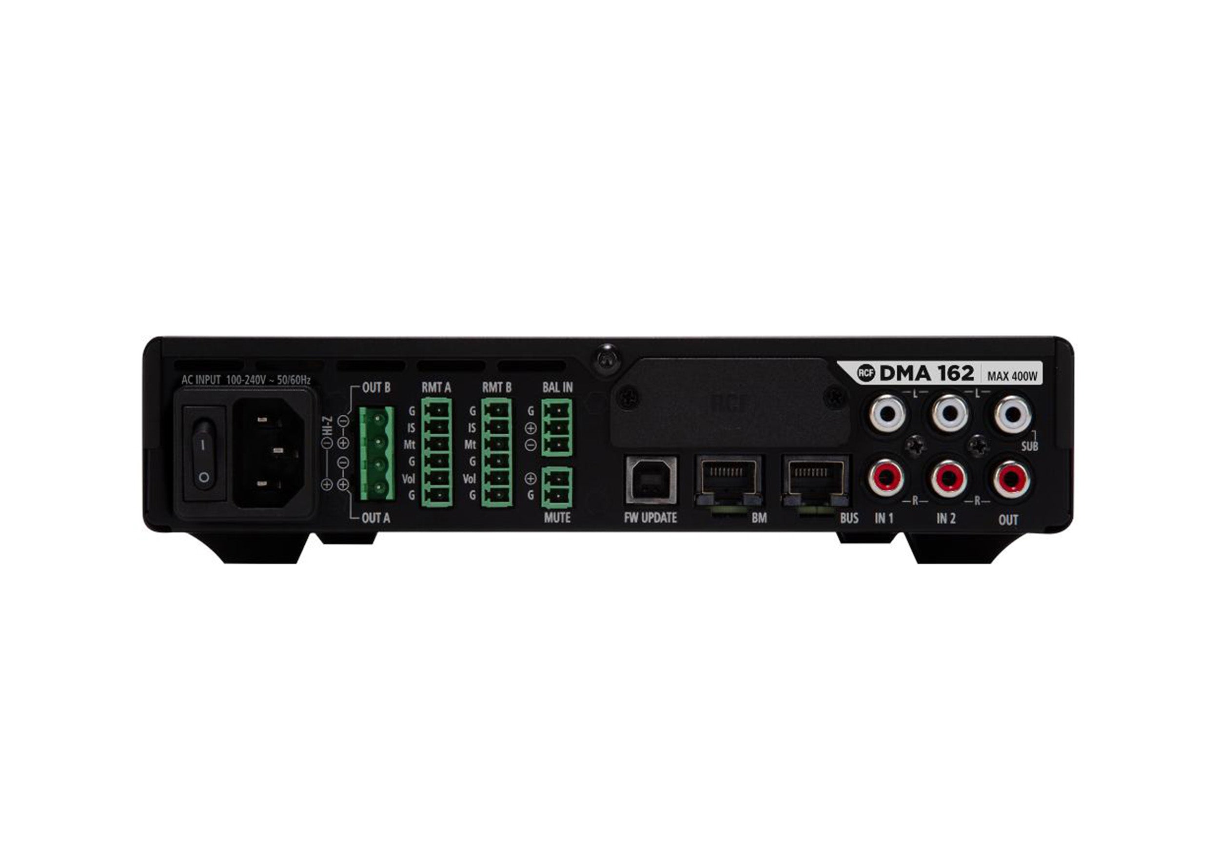 RCF DMA 162 Two-Channel Matrix Amplifier with DSP - 320 W by RCF